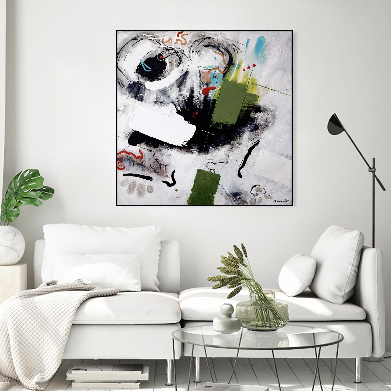 Kérouac by Pierre David on GIANT ART - green abstract