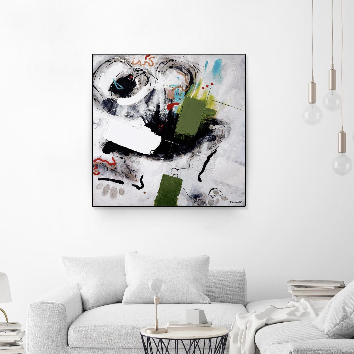 Kérouac by Pierre David on GIANT ART - green abstract