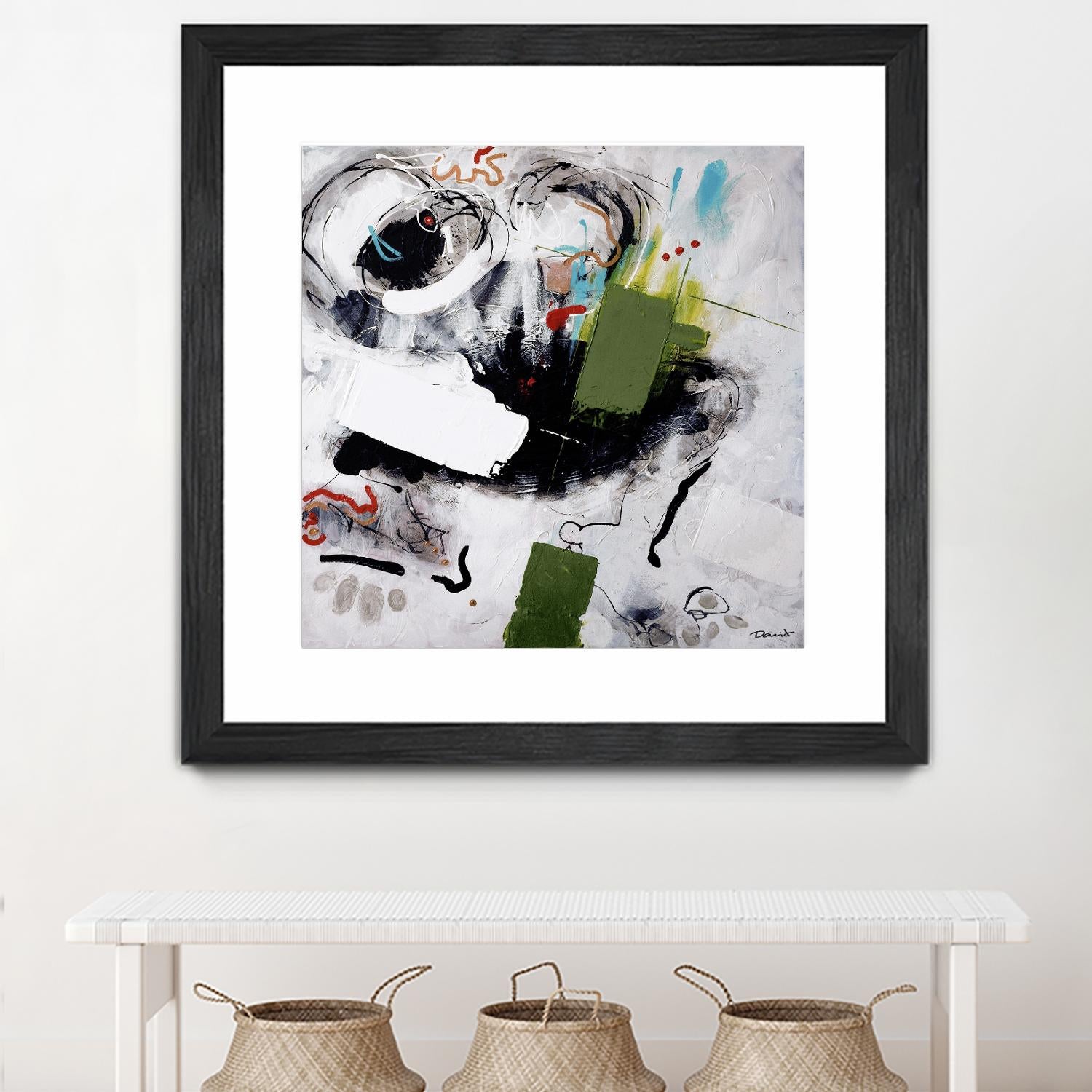 Kérouac by Pierre David on GIANT ART - green abstract