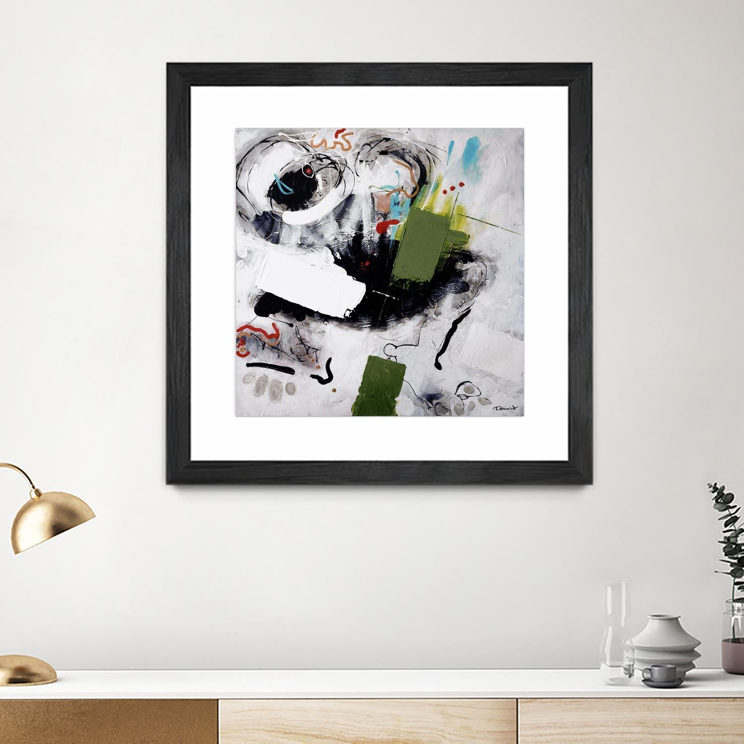 Kérouac by Pierre David on GIANT ART - green abstract