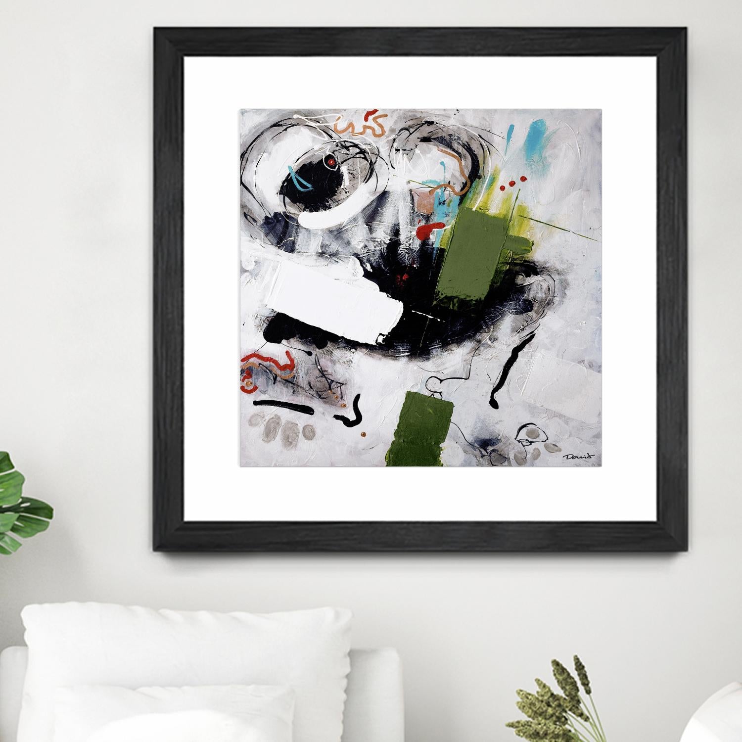 Kérouac by Pierre David on GIANT ART - green abstract