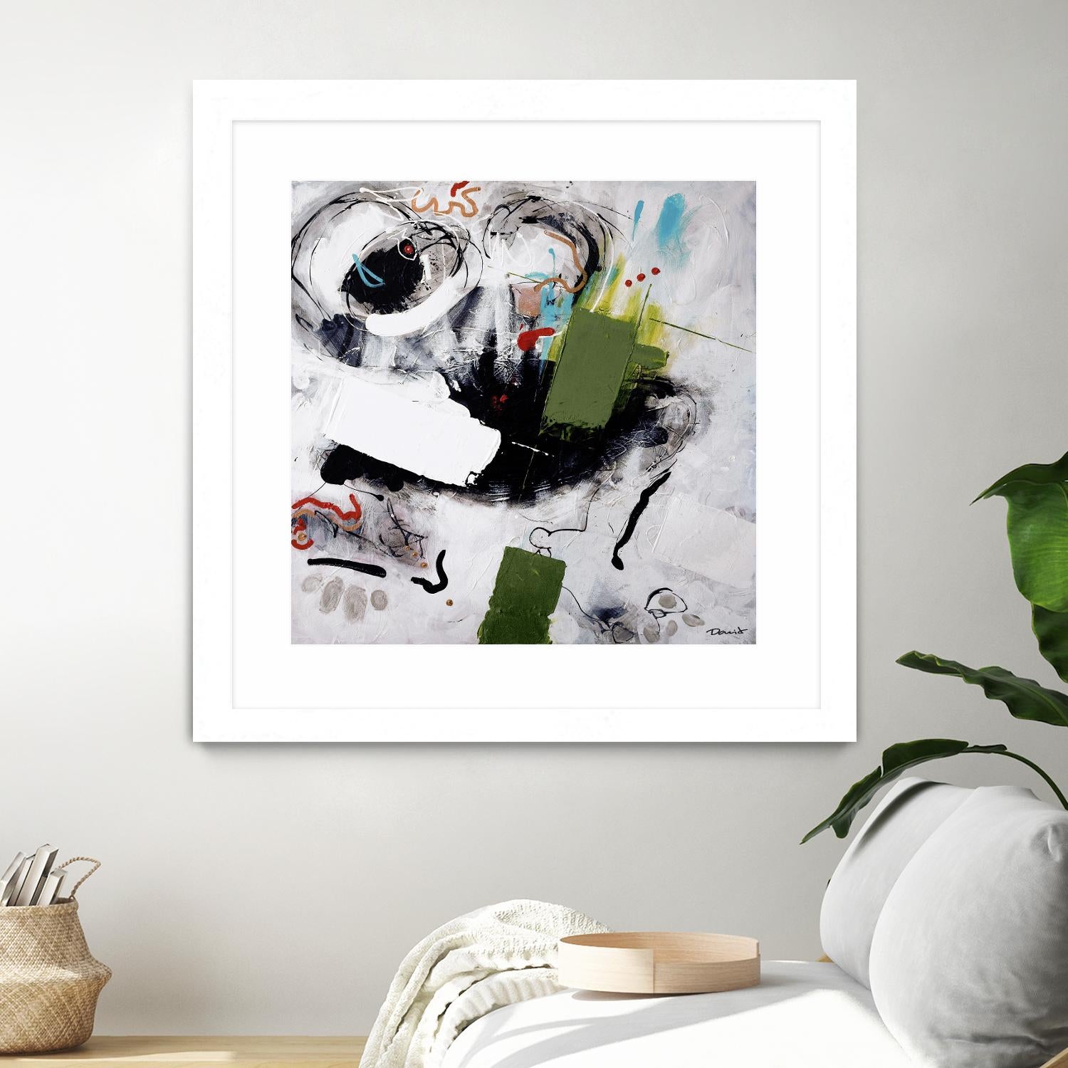 Kérouac by Pierre David on GIANT ART - green abstract