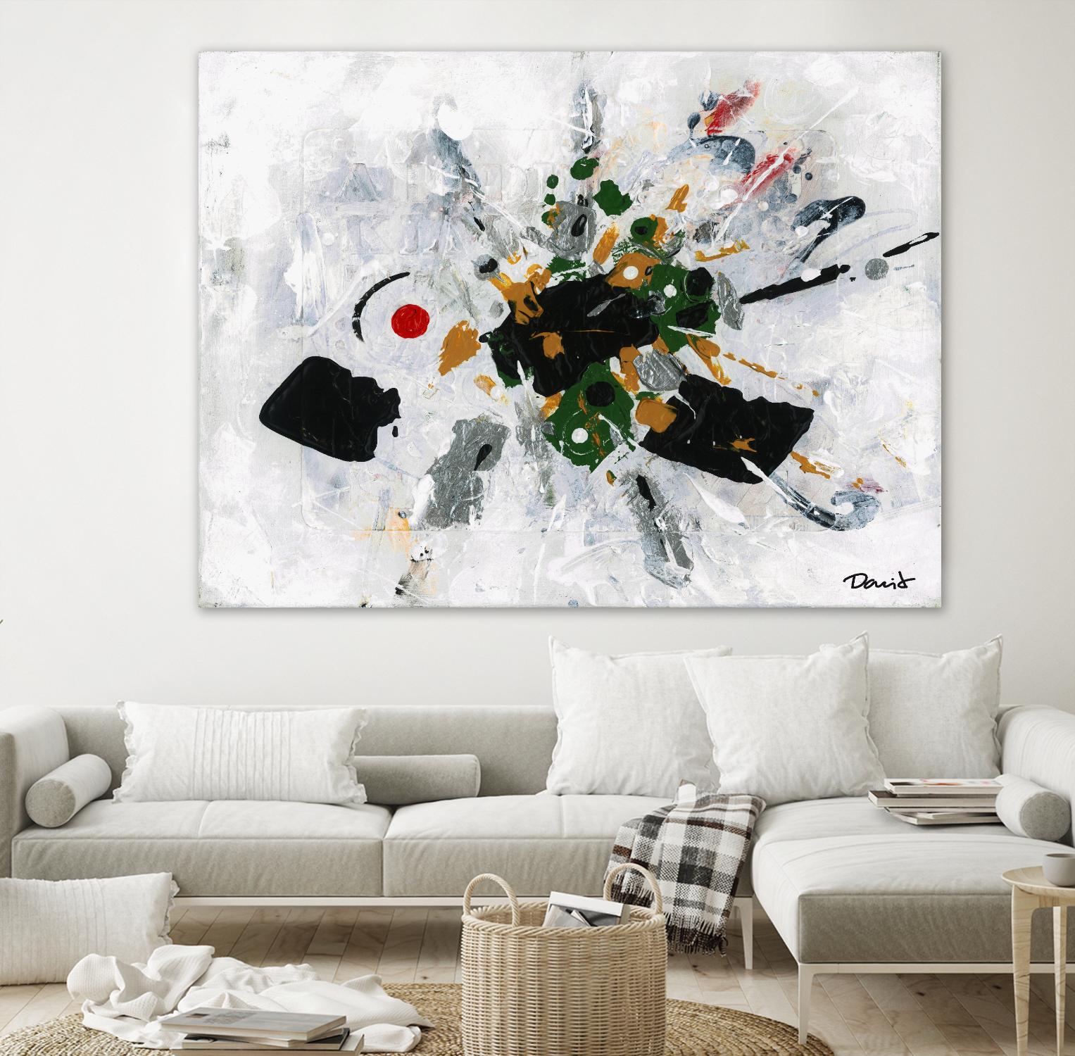 Poisson espion by Pierre David on GIANT ART - black abstract