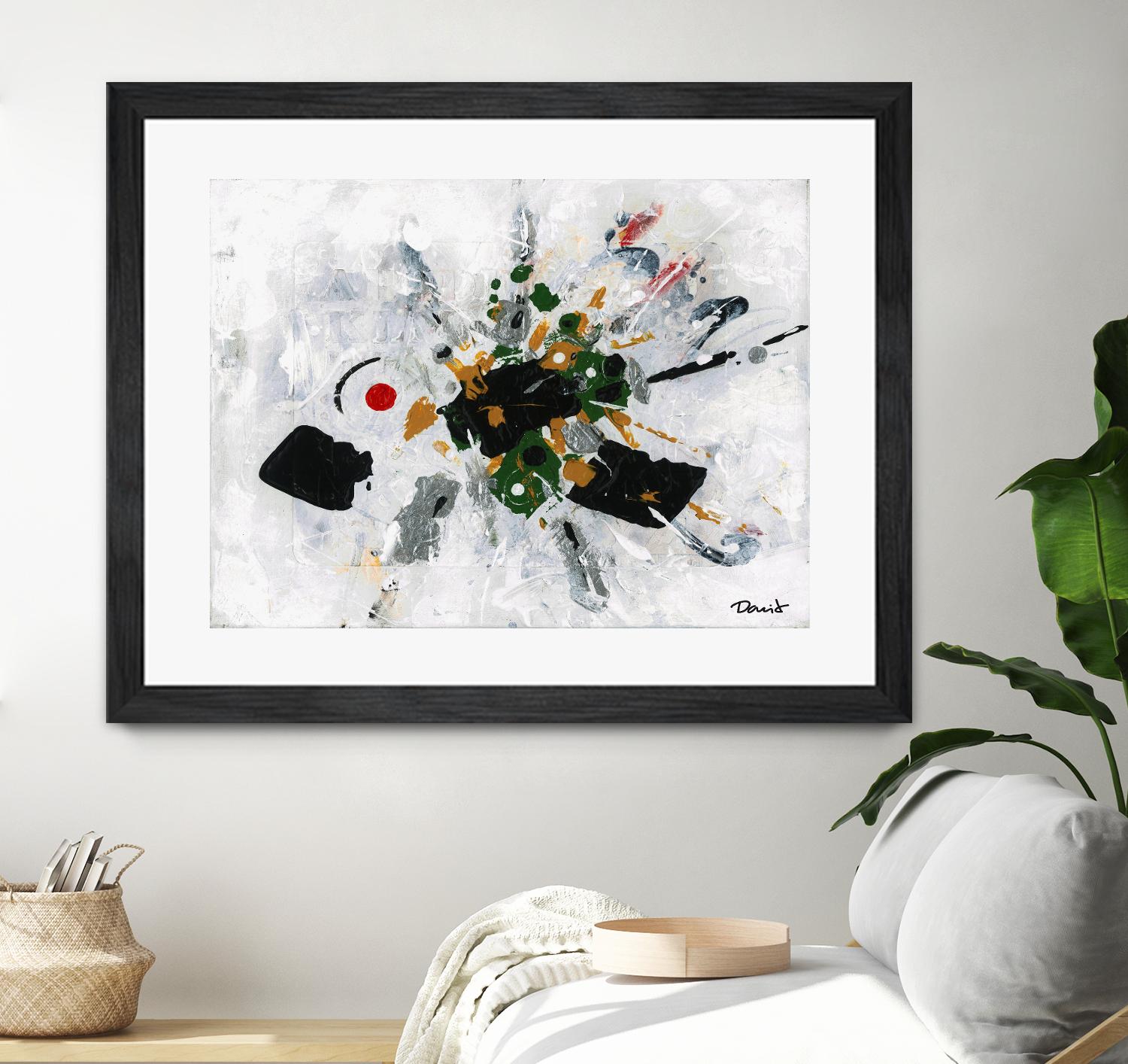 Poisson espion by Pierre David on GIANT ART - white abstract quebecois