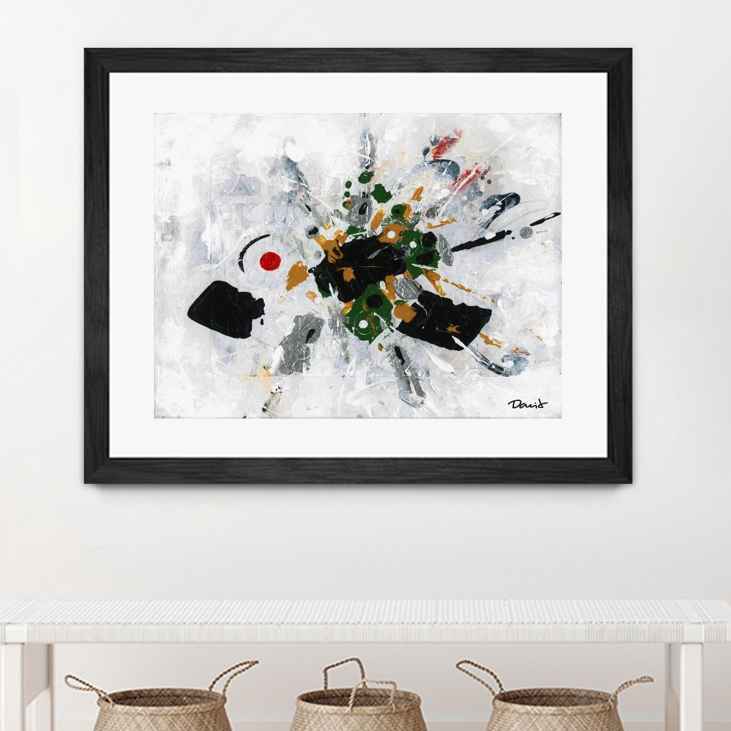 Poisson espion by Pierre David on GIANT ART - white abstract quebecois