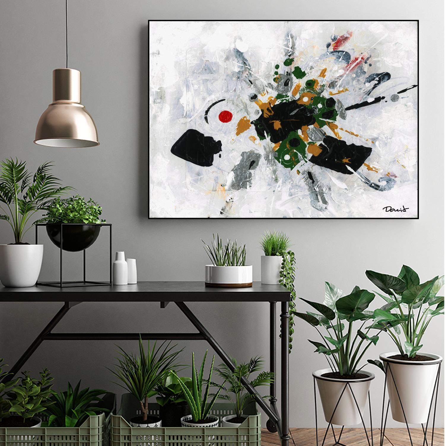 Poisson espion by Pierre David on GIANT ART - black abstract