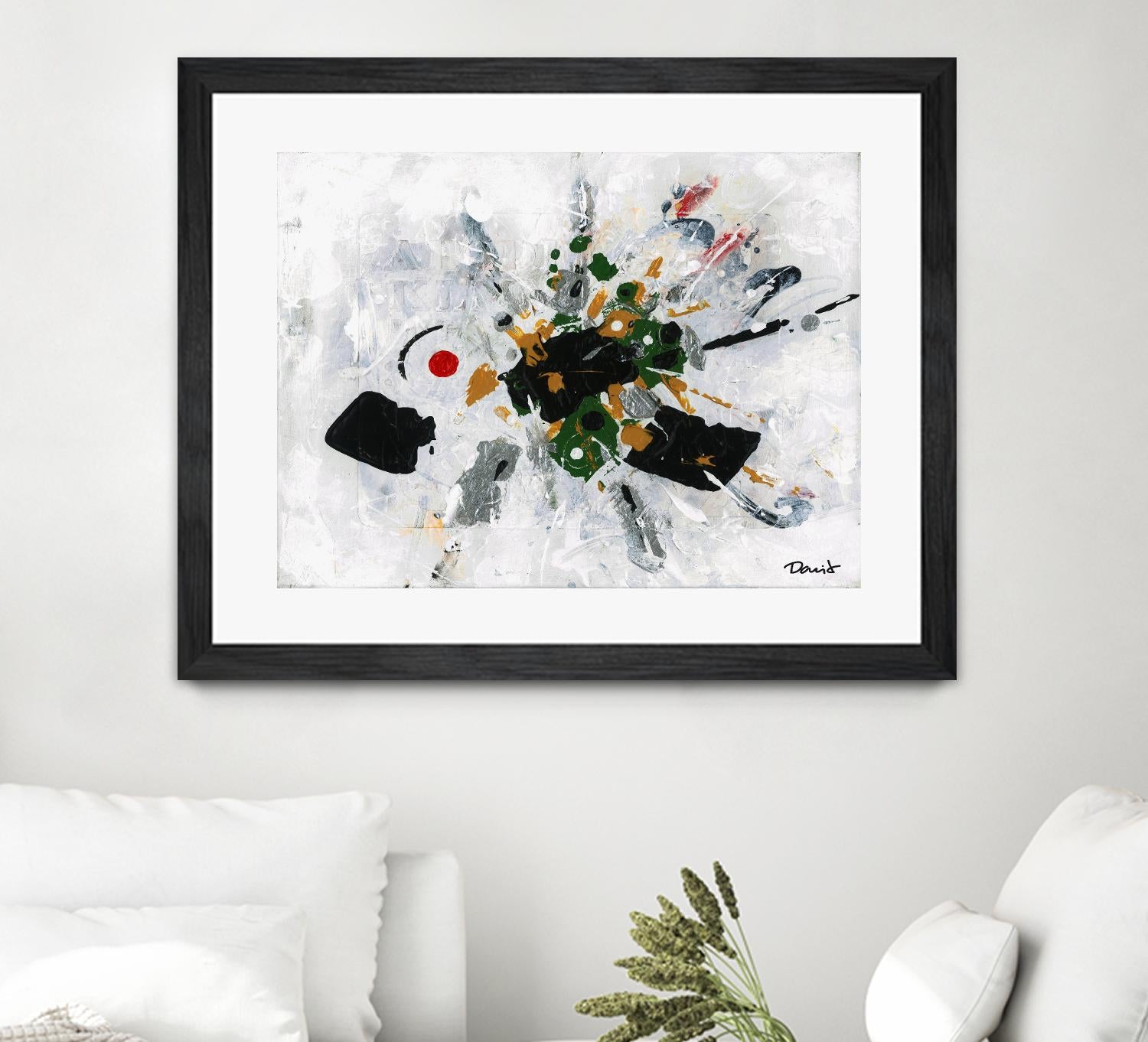 Poisson espion by Pierre David on GIANT ART - white abstract quebecois
