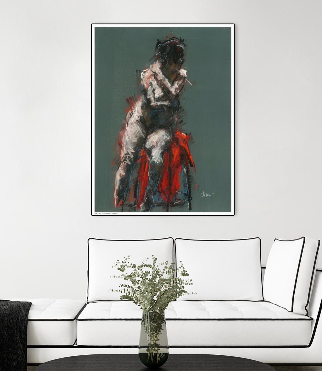 Hadel by Jacques Clement on GIANT ART - red nude
