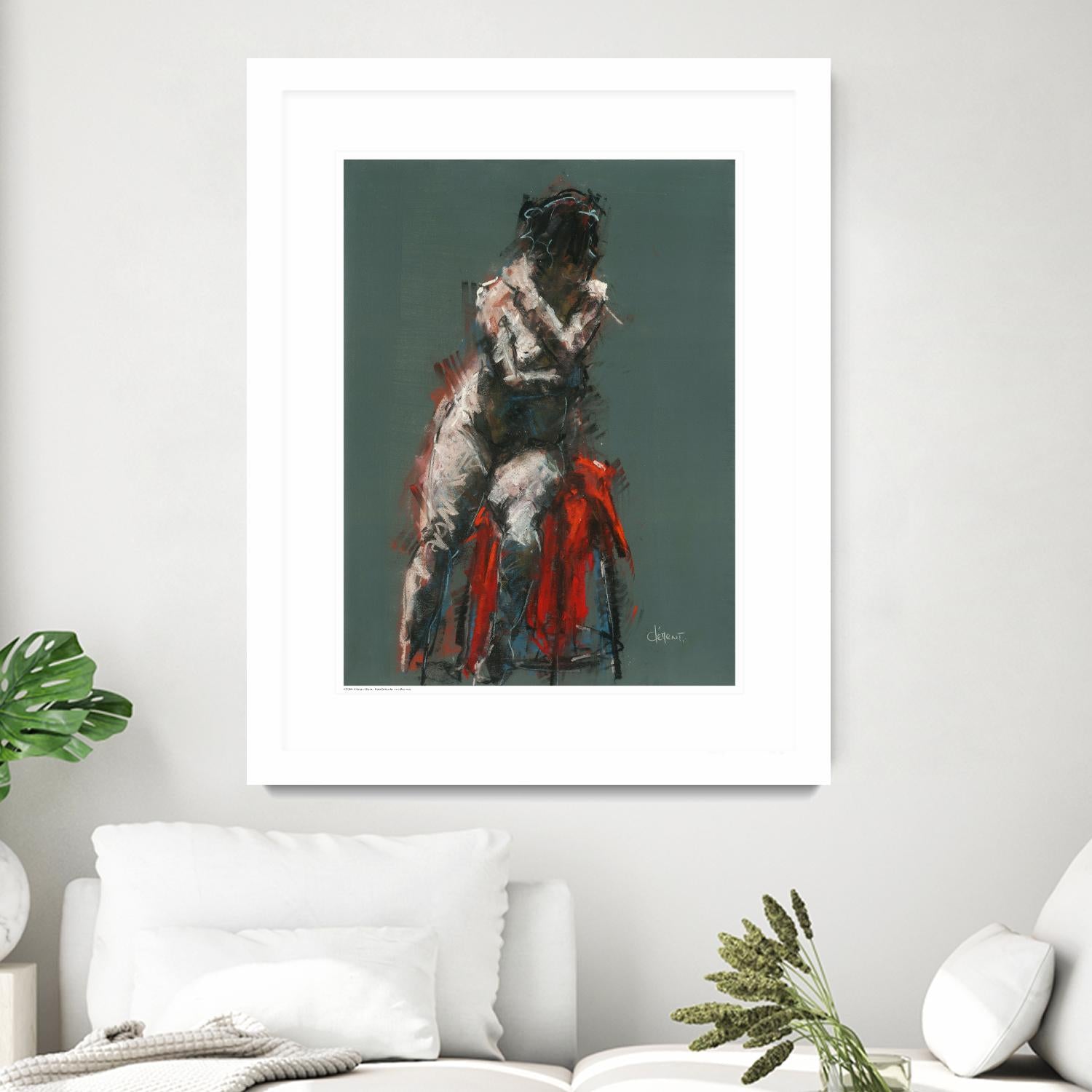 Hadel by Jacques Clement on GIANT ART - red nude