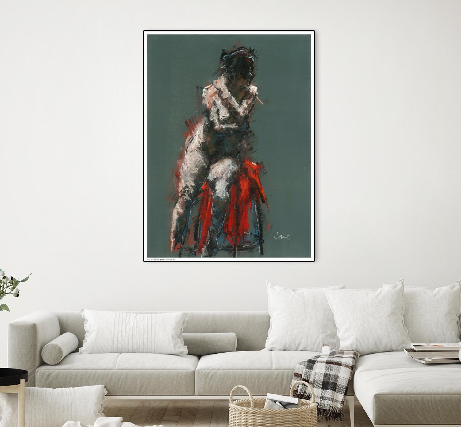 Hadel by Jacques Clement on GIANT ART - red nude