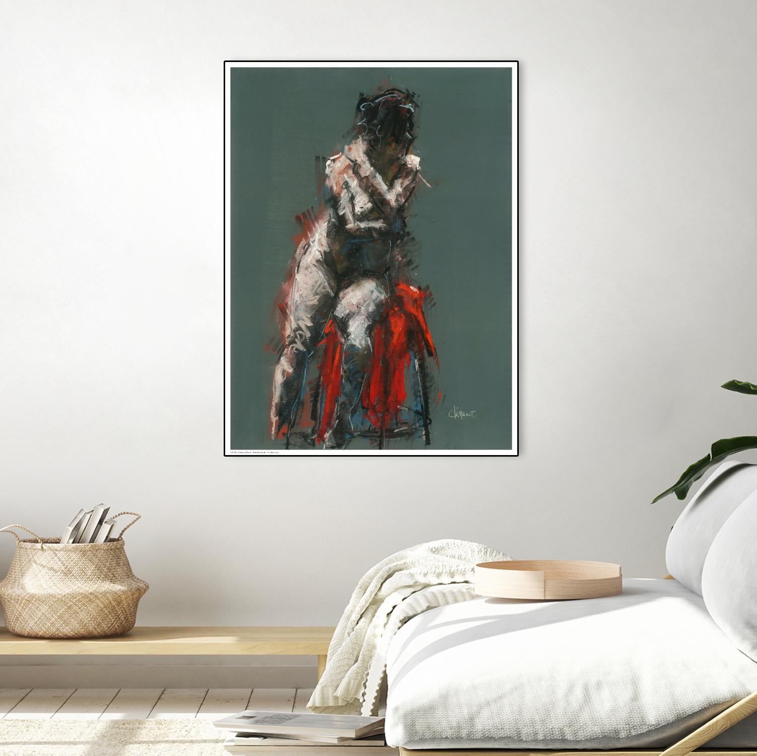 Hadel by Jacques Clement on GIANT ART - red nude