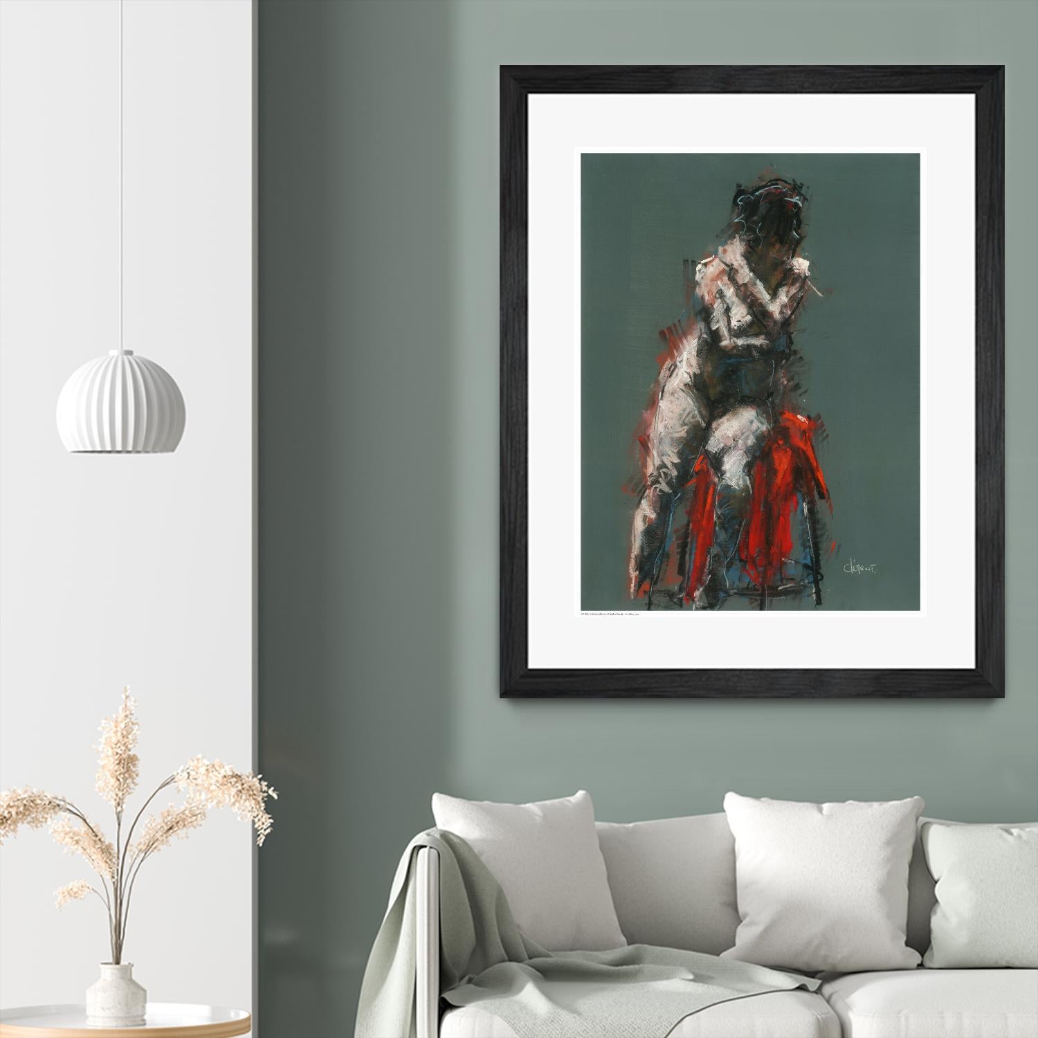 Hadel by Jacques Clement on GIANT ART - red nude