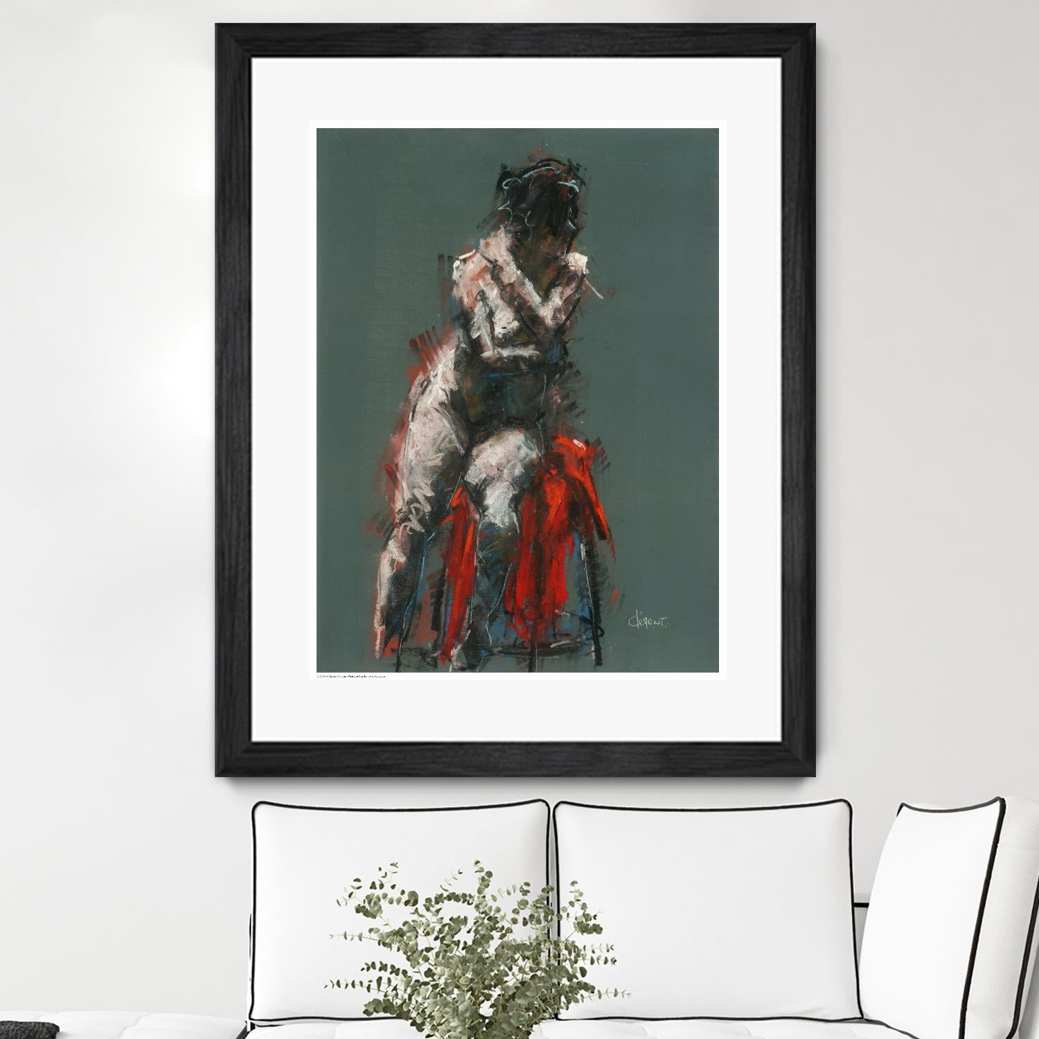 Hadel by Jacques Clement on GIANT ART - red nude