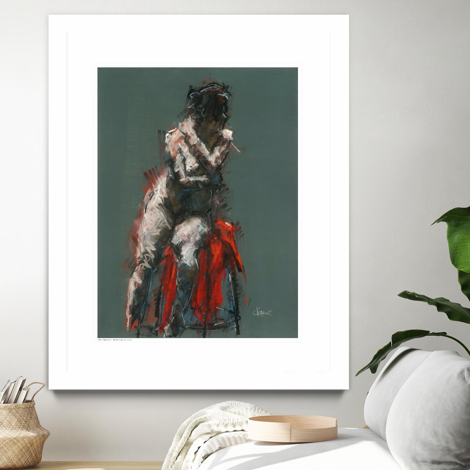 Hadel by Jacques Clement on GIANT ART - red nude