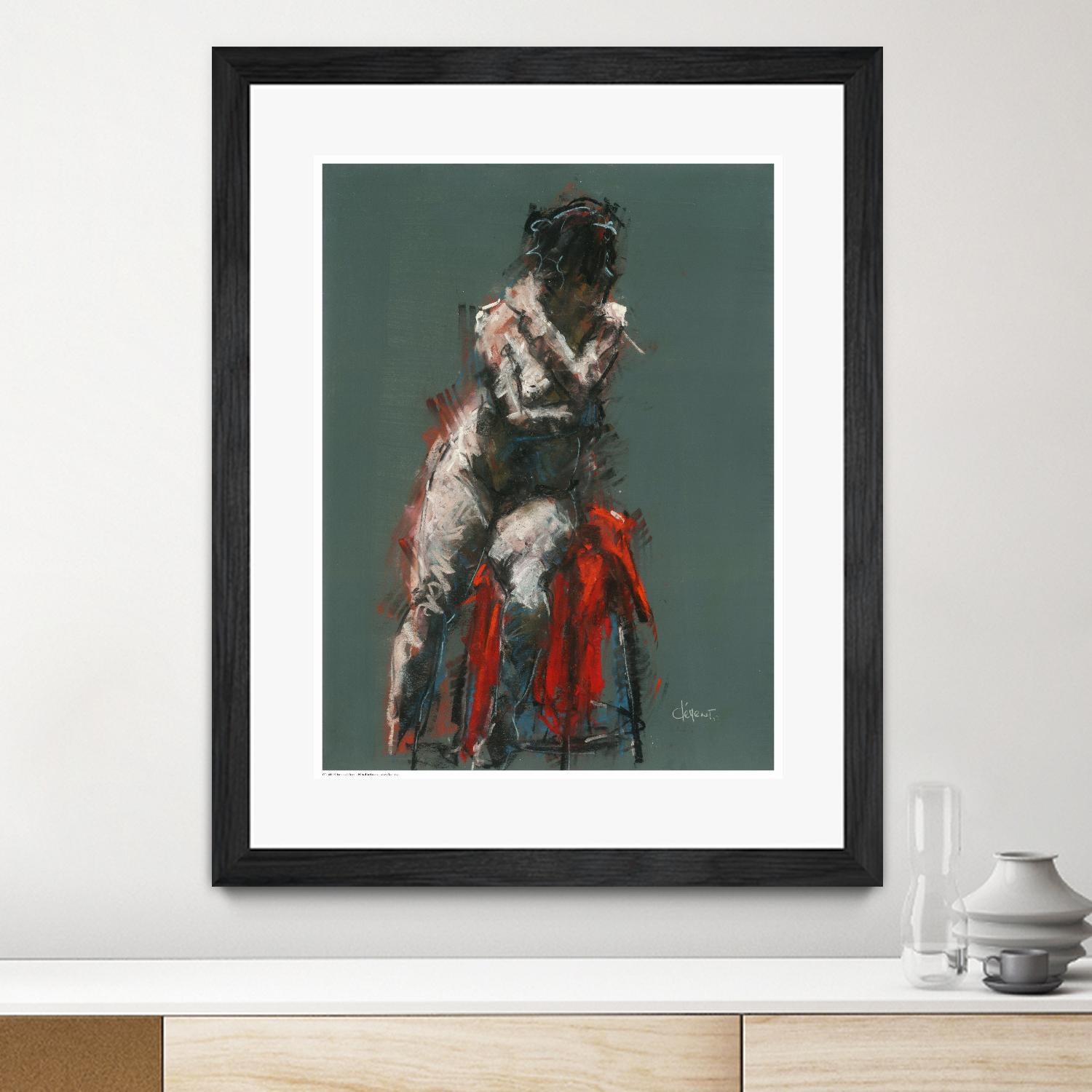 Hadel by Jacques Clement on GIANT ART - red nude