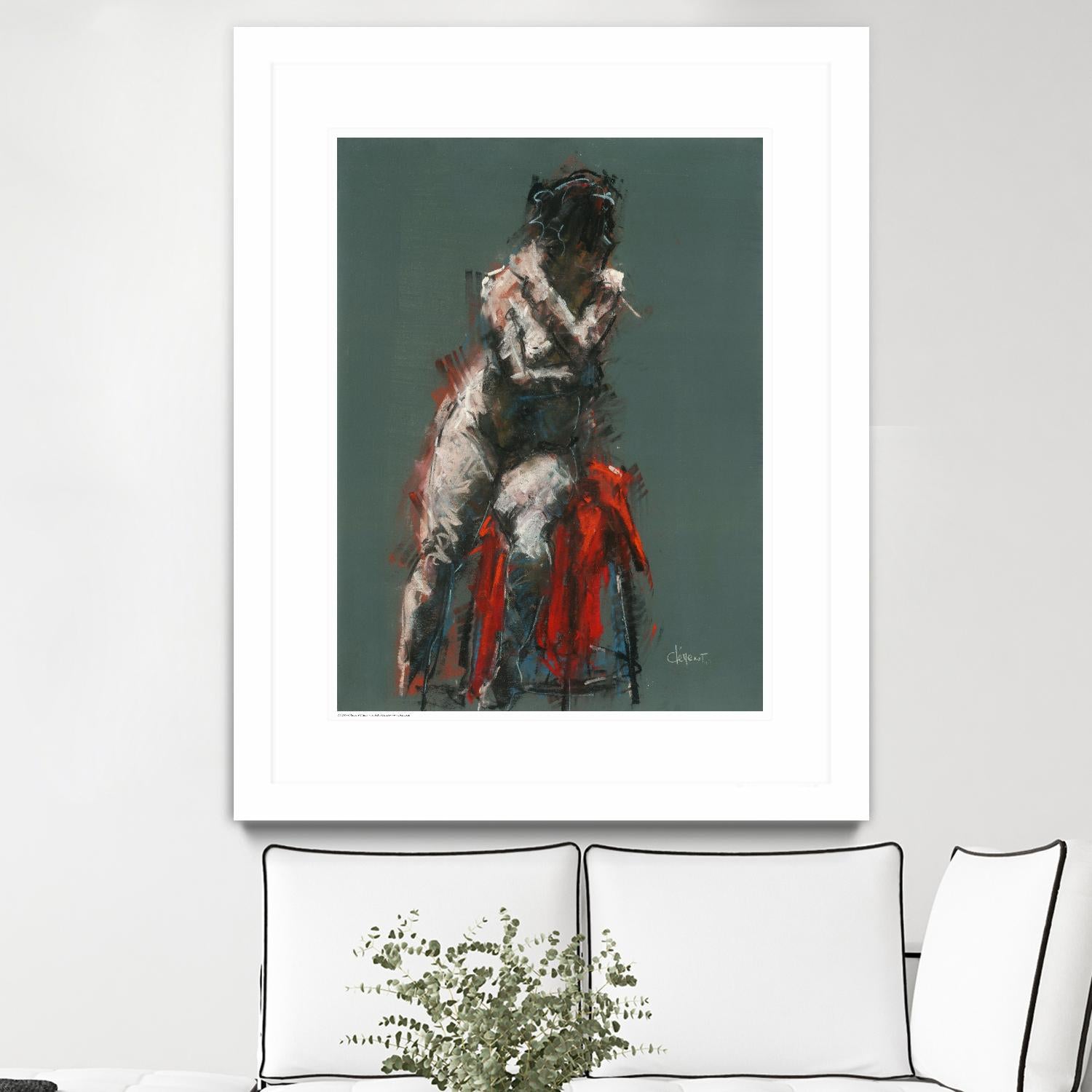 Hadel by Jacques Clement on GIANT ART - red nude