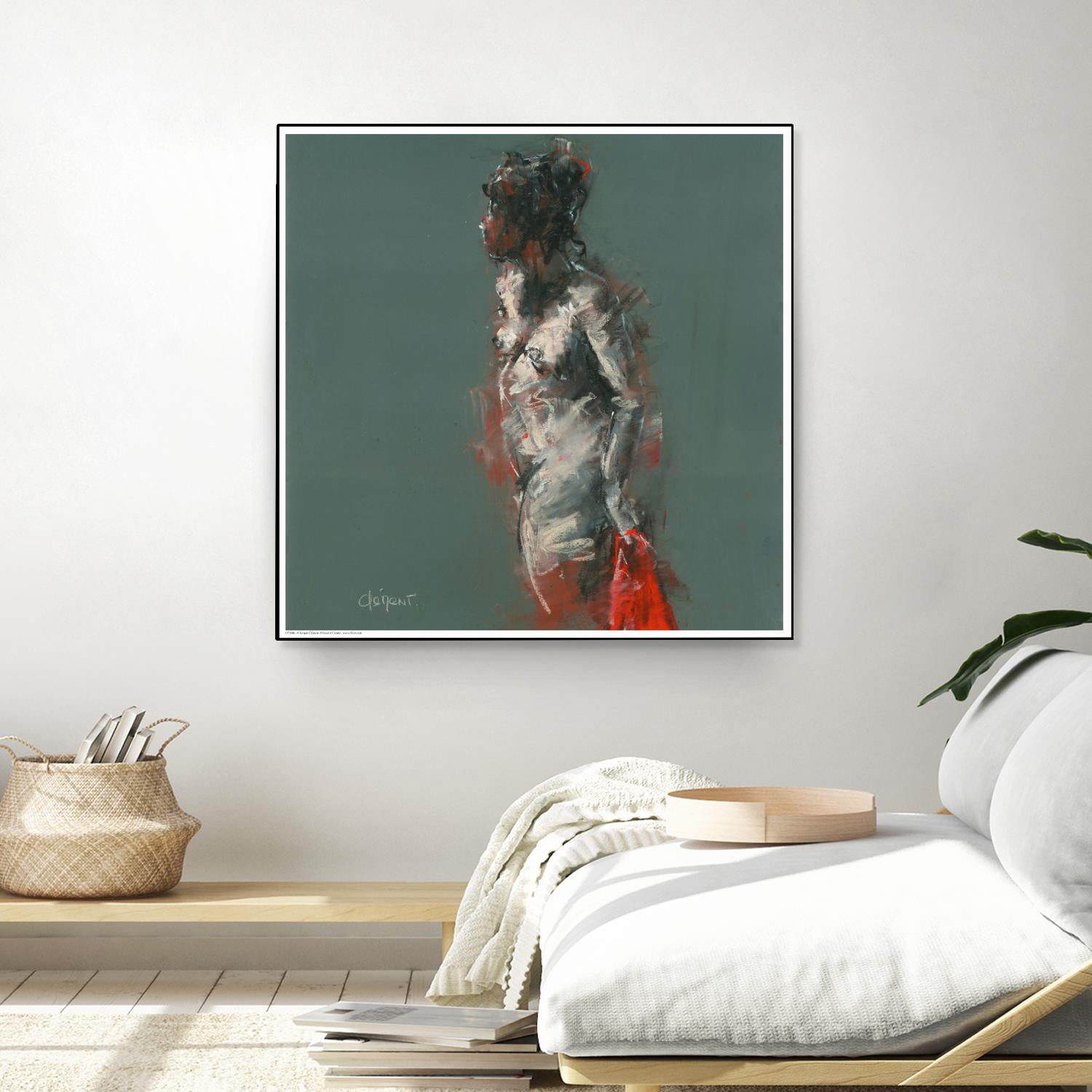 Adale by Jacques Clement on GIANT ART - red nude