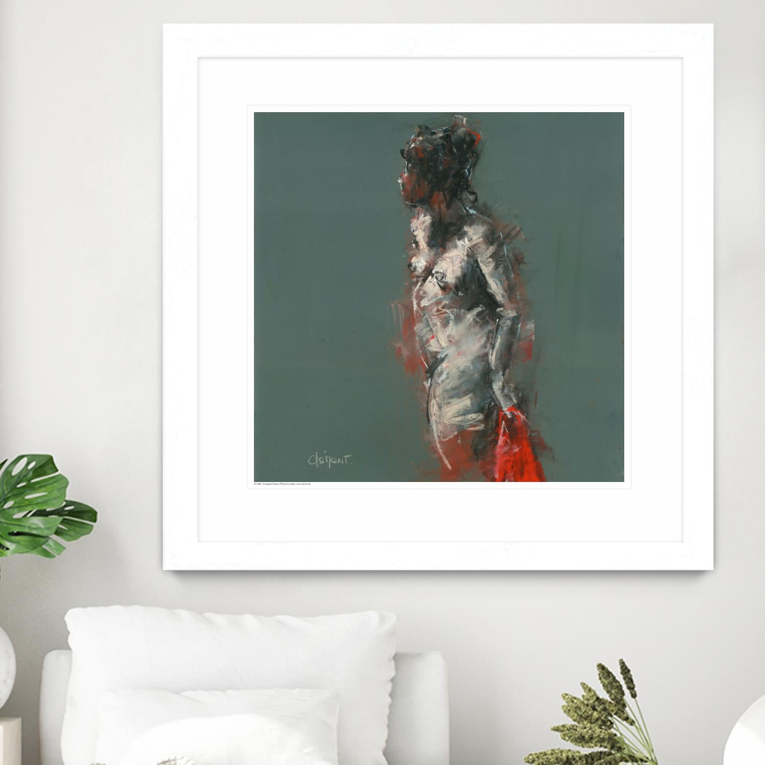 Adale by Jacques Clement on GIANT ART - red nude