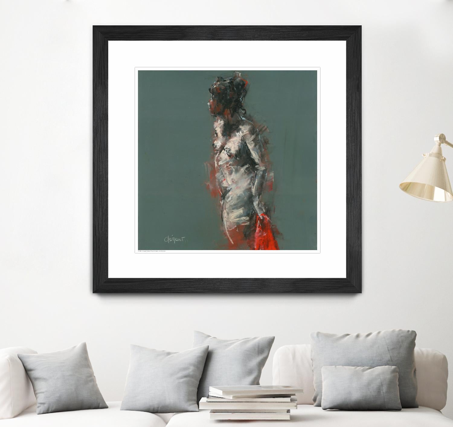 Adale by Jacques Clement on GIANT ART - red nude