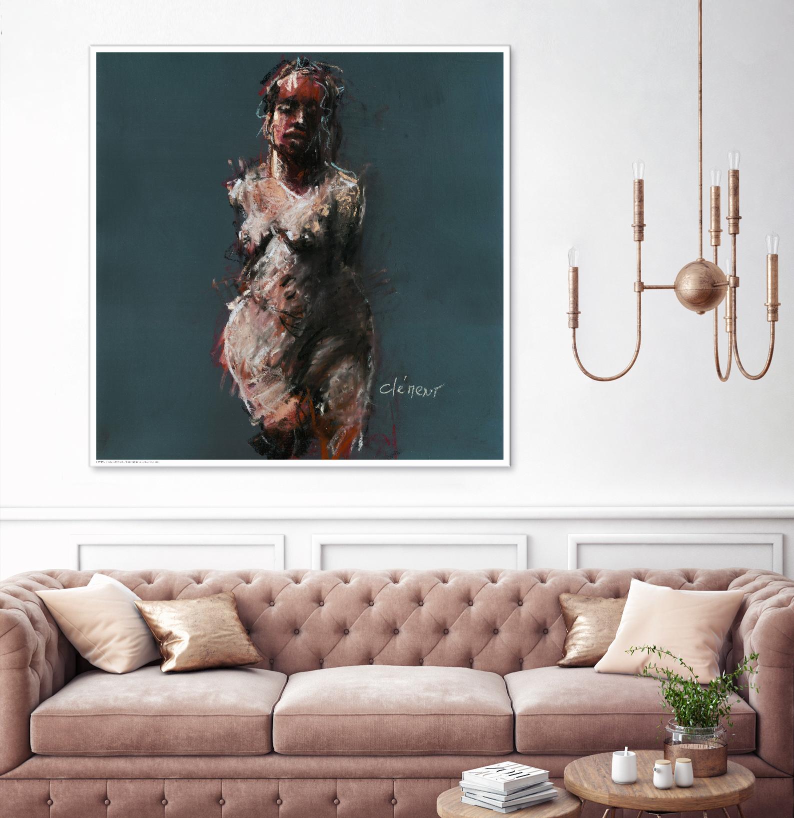 Emary by Jacques Clement on GIANT ART - beige nude