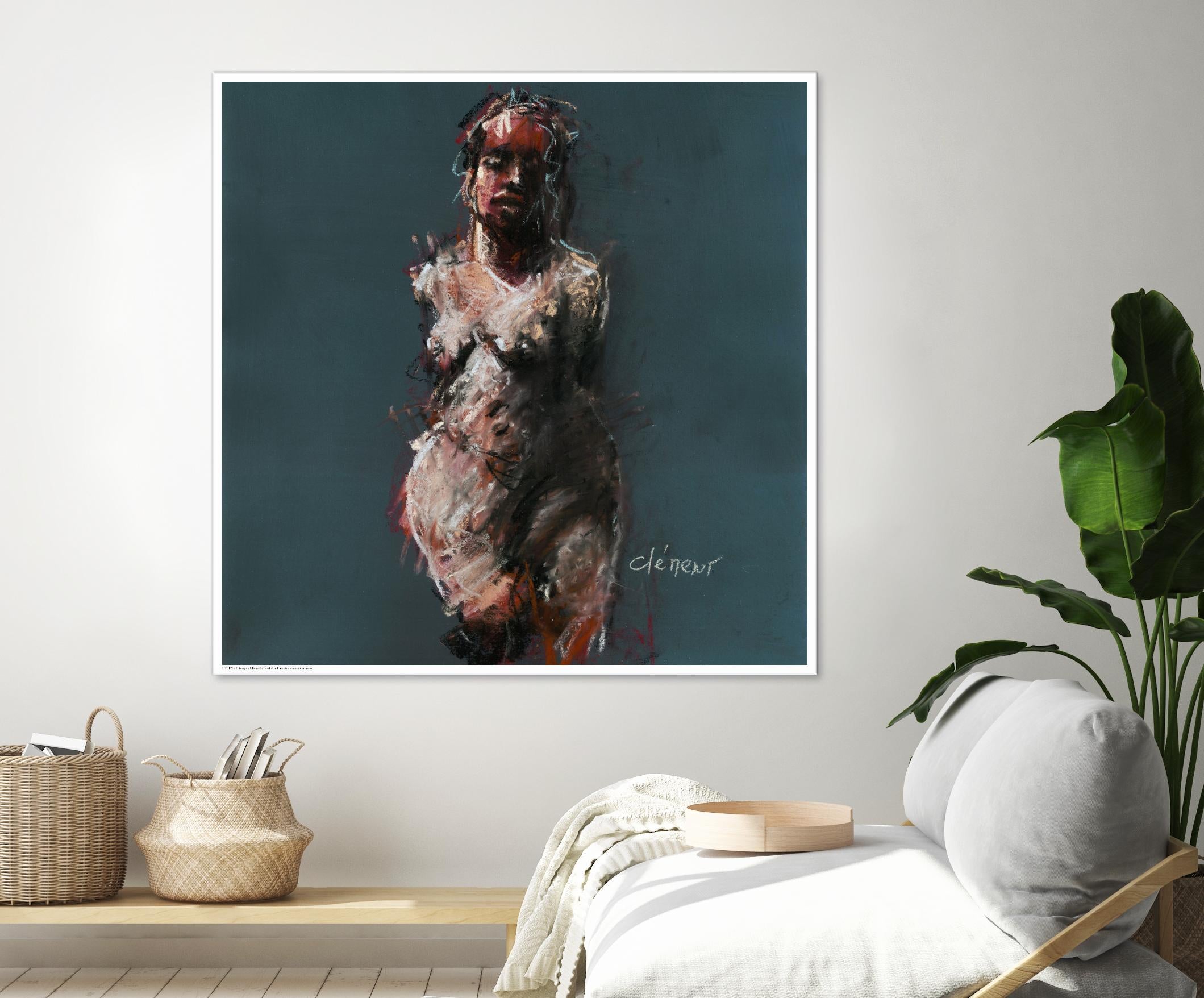 Emary by Jacques Clement on GIANT ART - beige nude