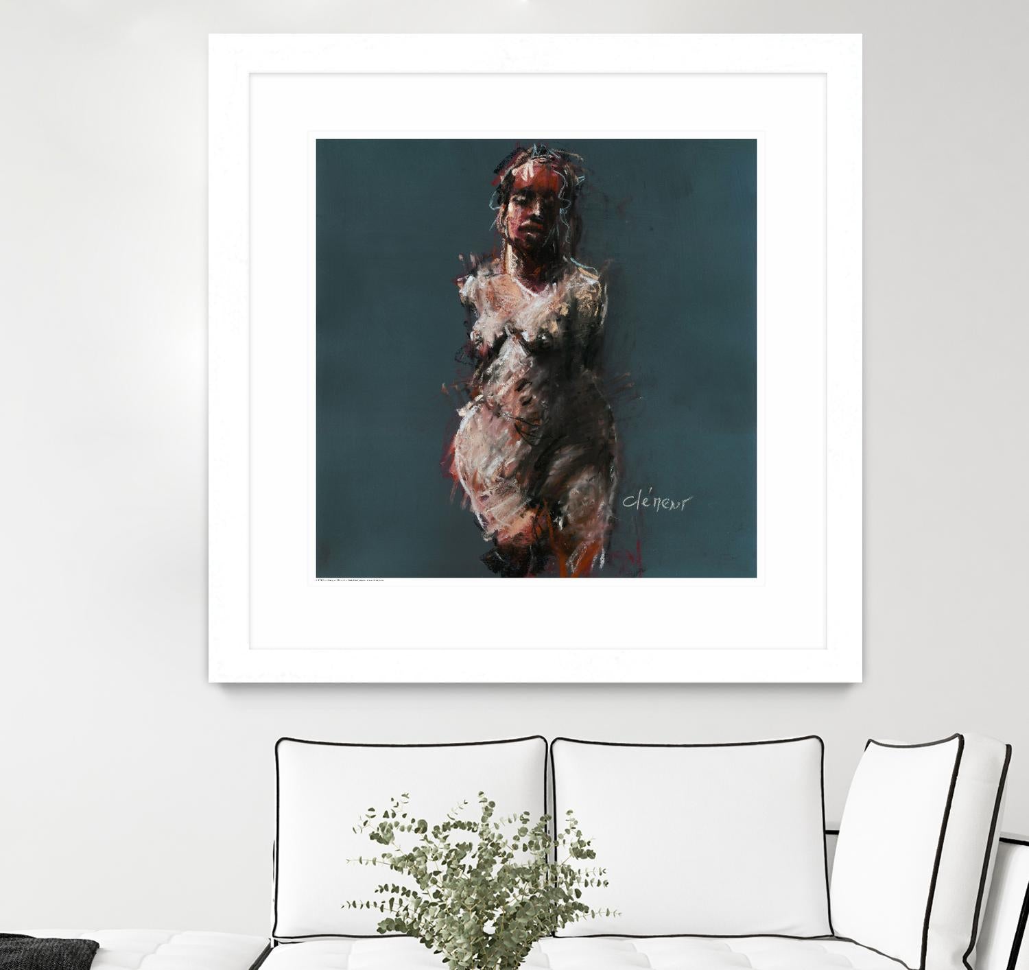 Emary by Jacques Clement on GIANT ART - beige nude