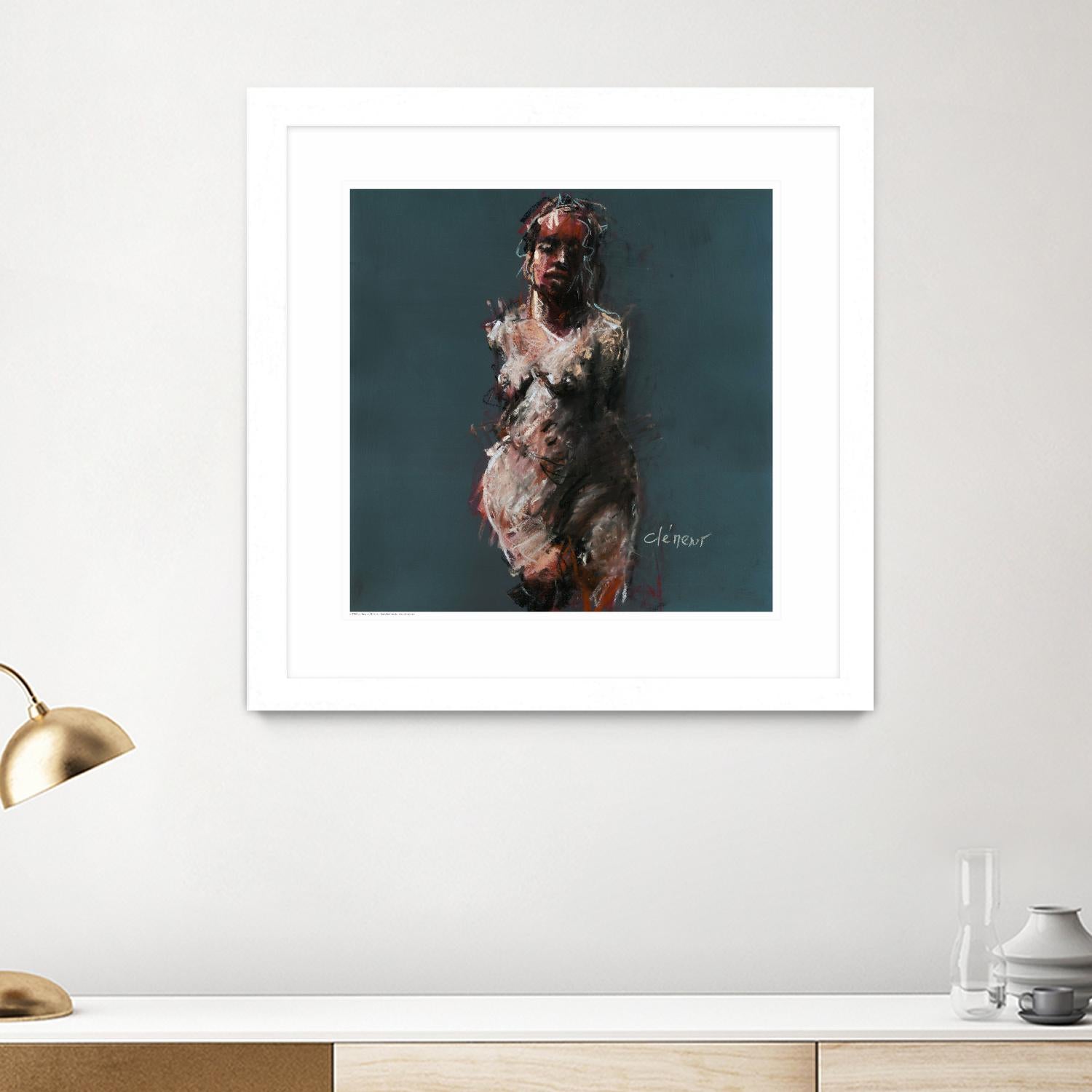 Emary by Jacques Clement on GIANT ART - beige nude