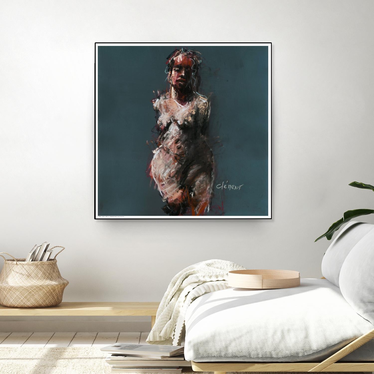 Emary by Jacques Clement on GIANT ART - beige nude