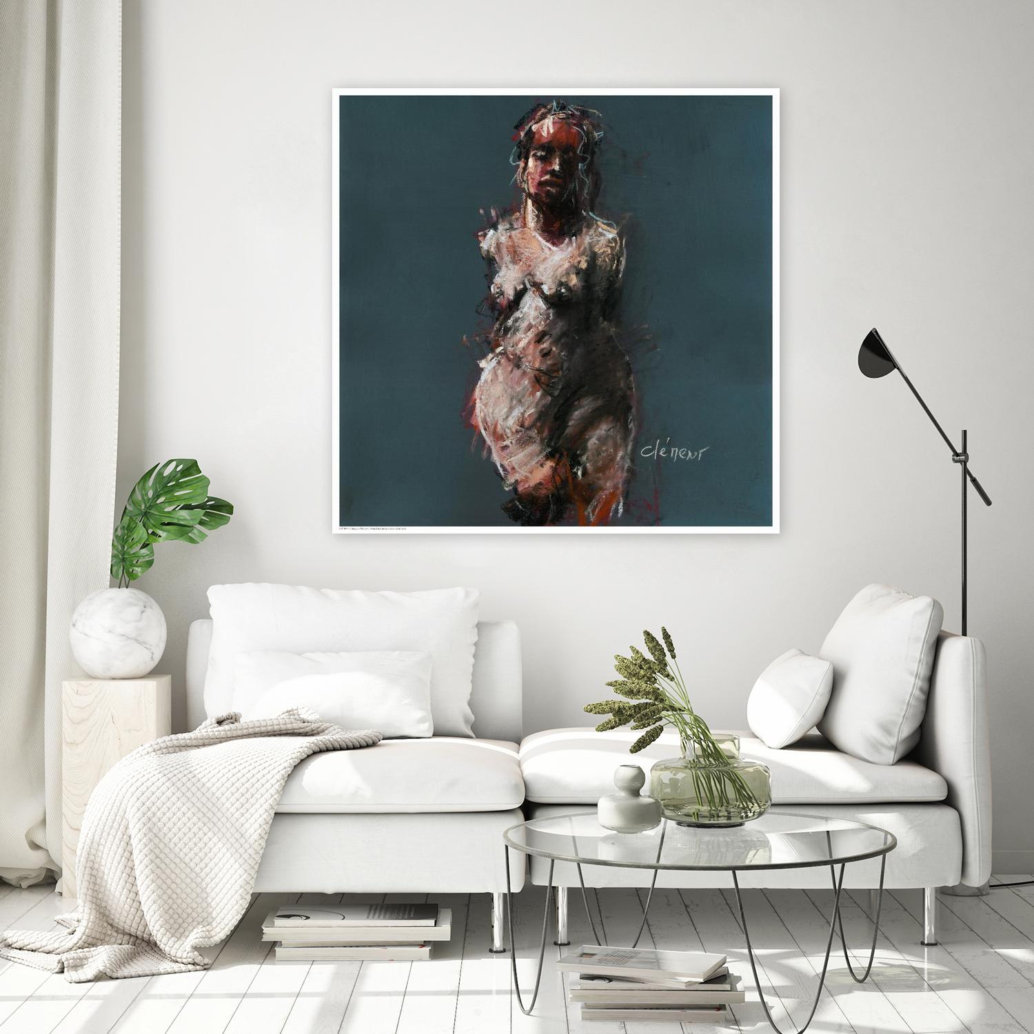 Emary by Jacques Clement on GIANT ART - beige nude