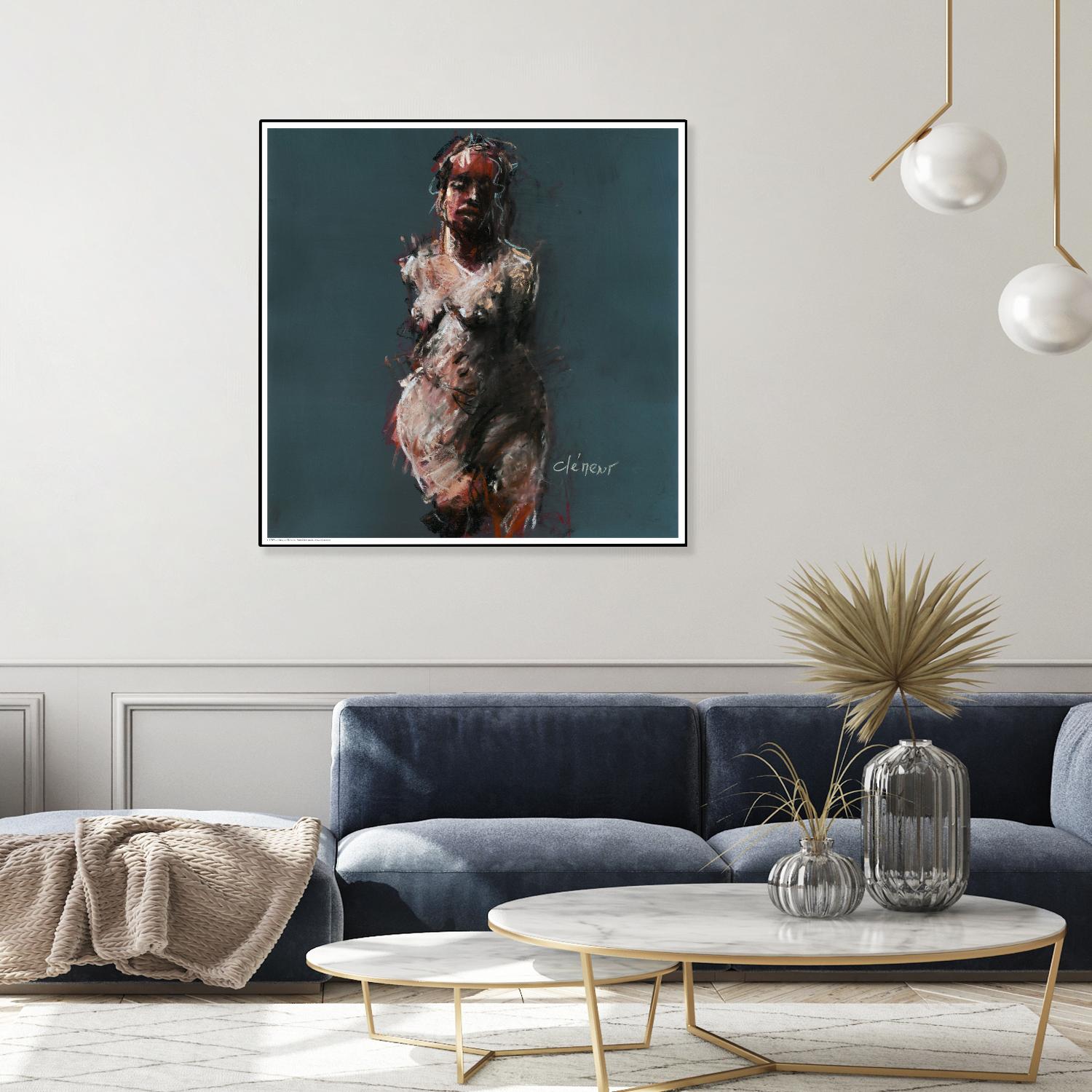 Emary by Jacques Clement on GIANT ART - beige nude