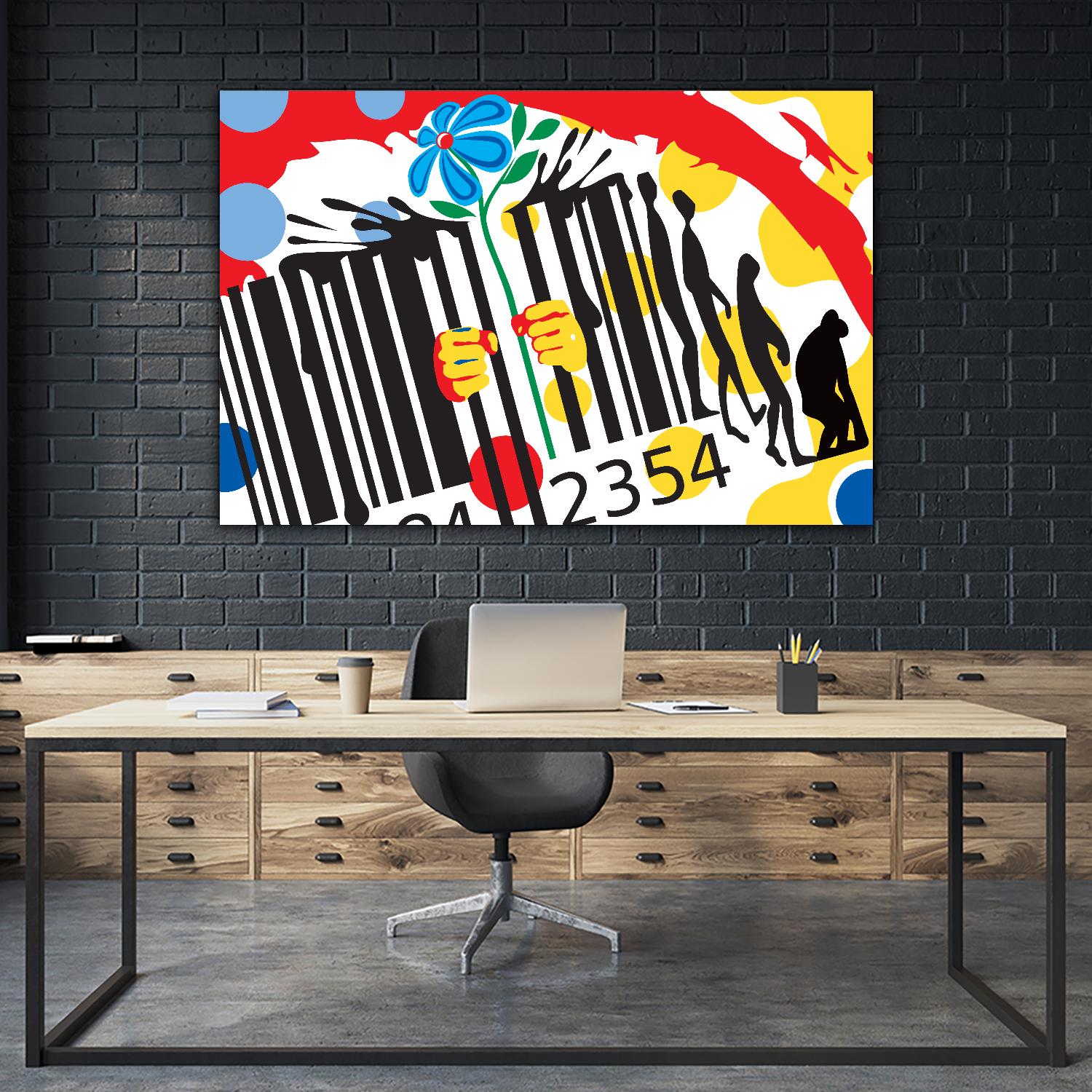 Evolution by Ray Lengelé on GIANT ART - red pop art - alternative