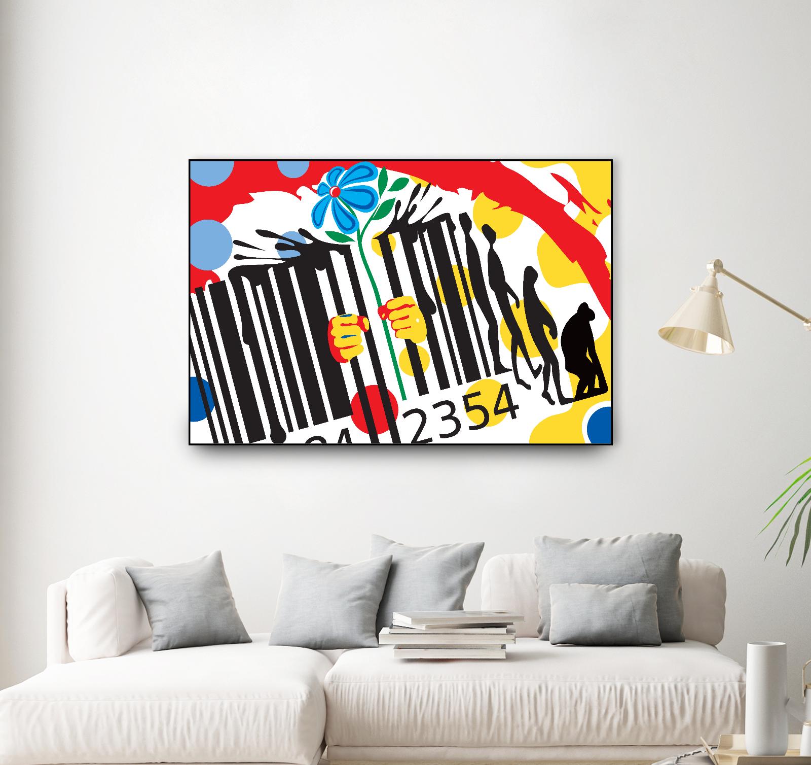 Evolution by Ray Lengelé on GIANT ART - red pop art - alternative