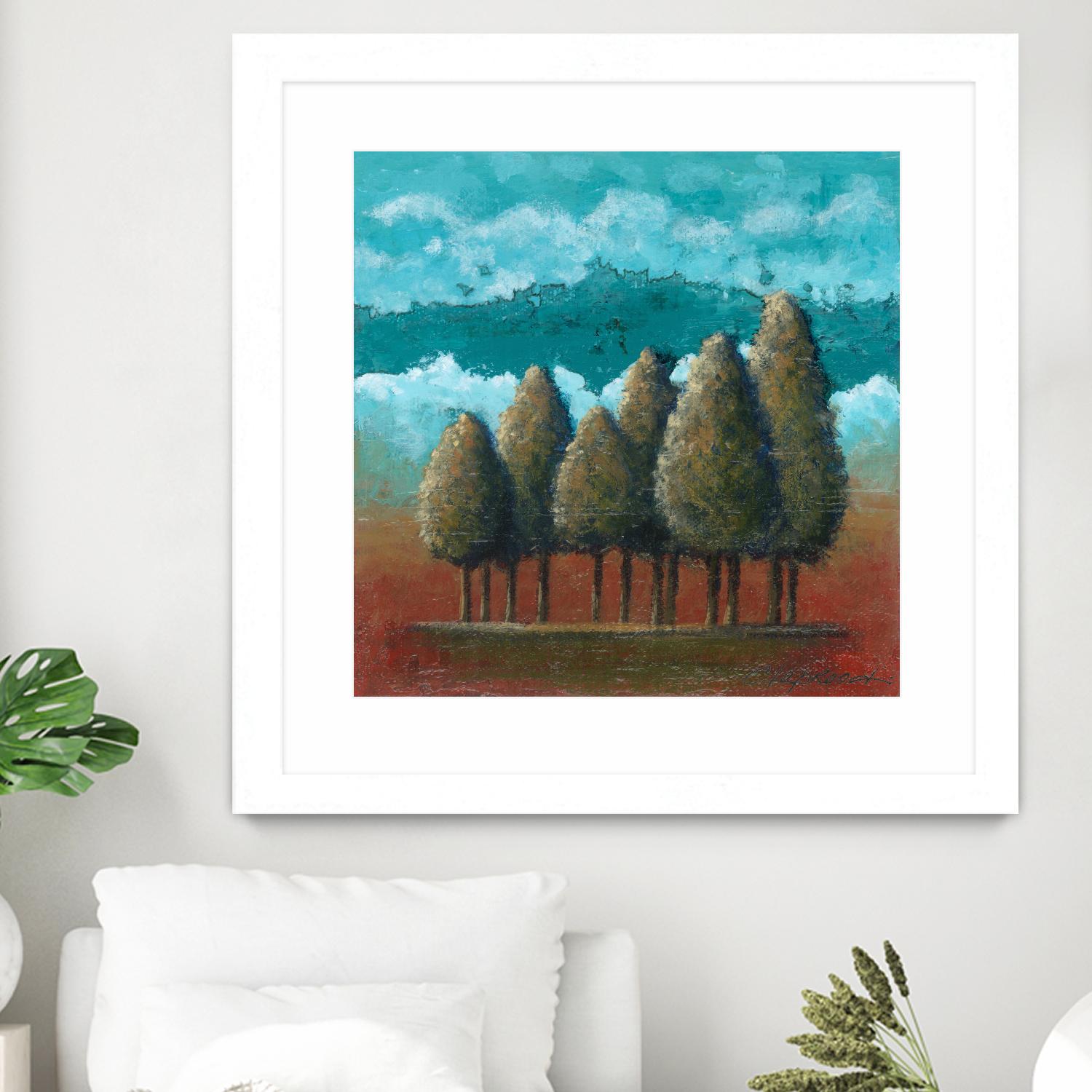 18 juillet 2014 by Marie Claprood on GIANT ART - blue trees