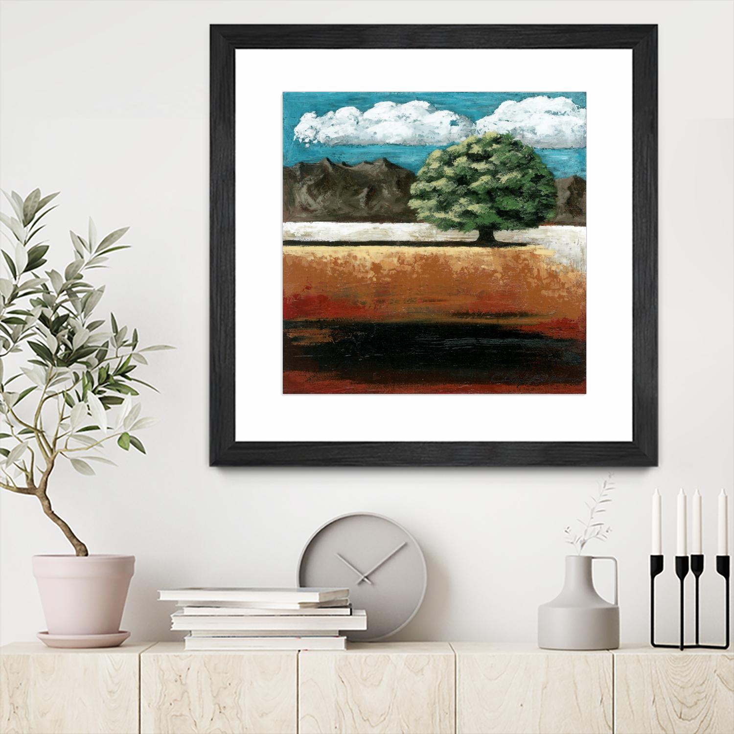 25 juin 2015 by Marie Claprood on GIANT ART - blue trees