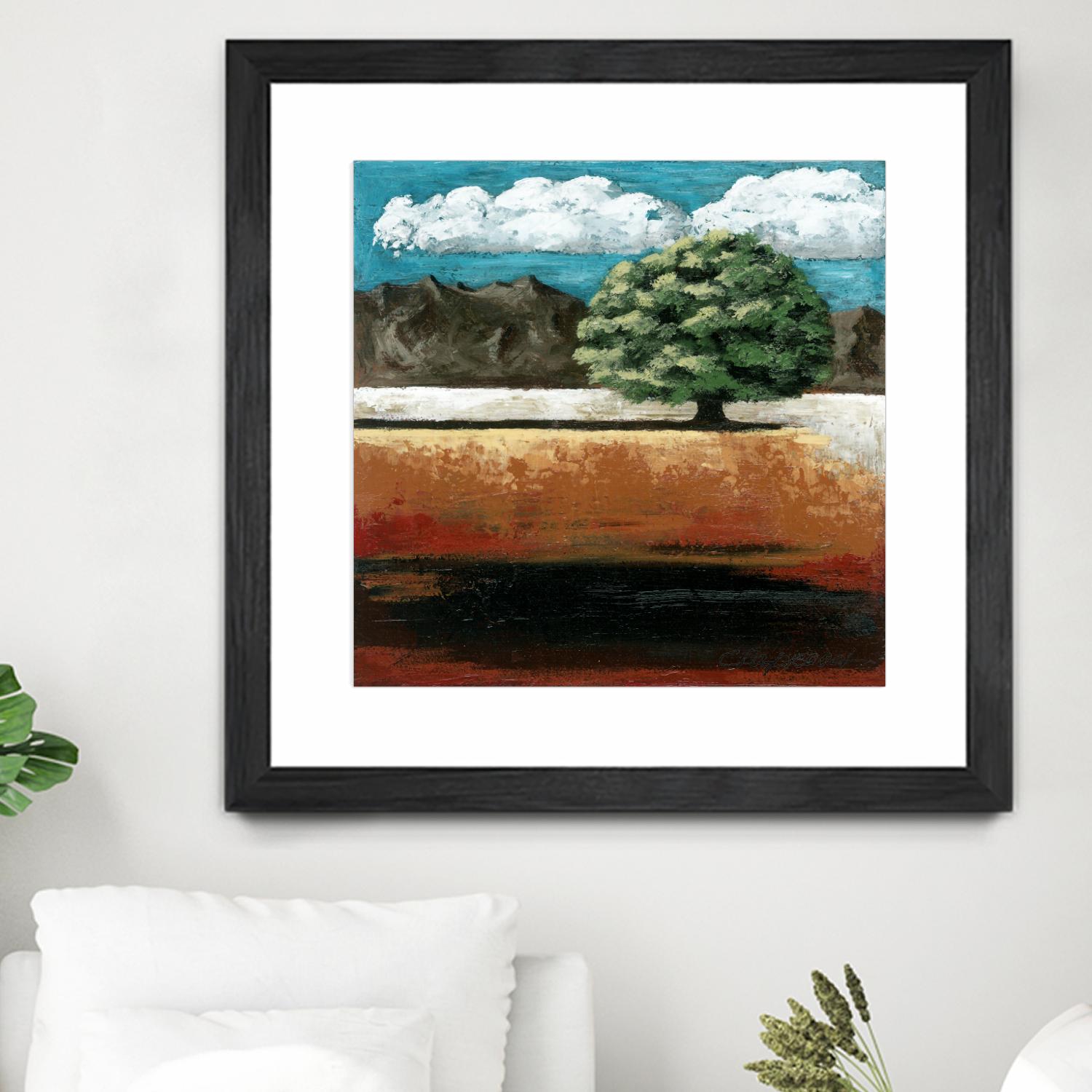 25 juin 2015 by Marie Claprood on GIANT ART - blue trees