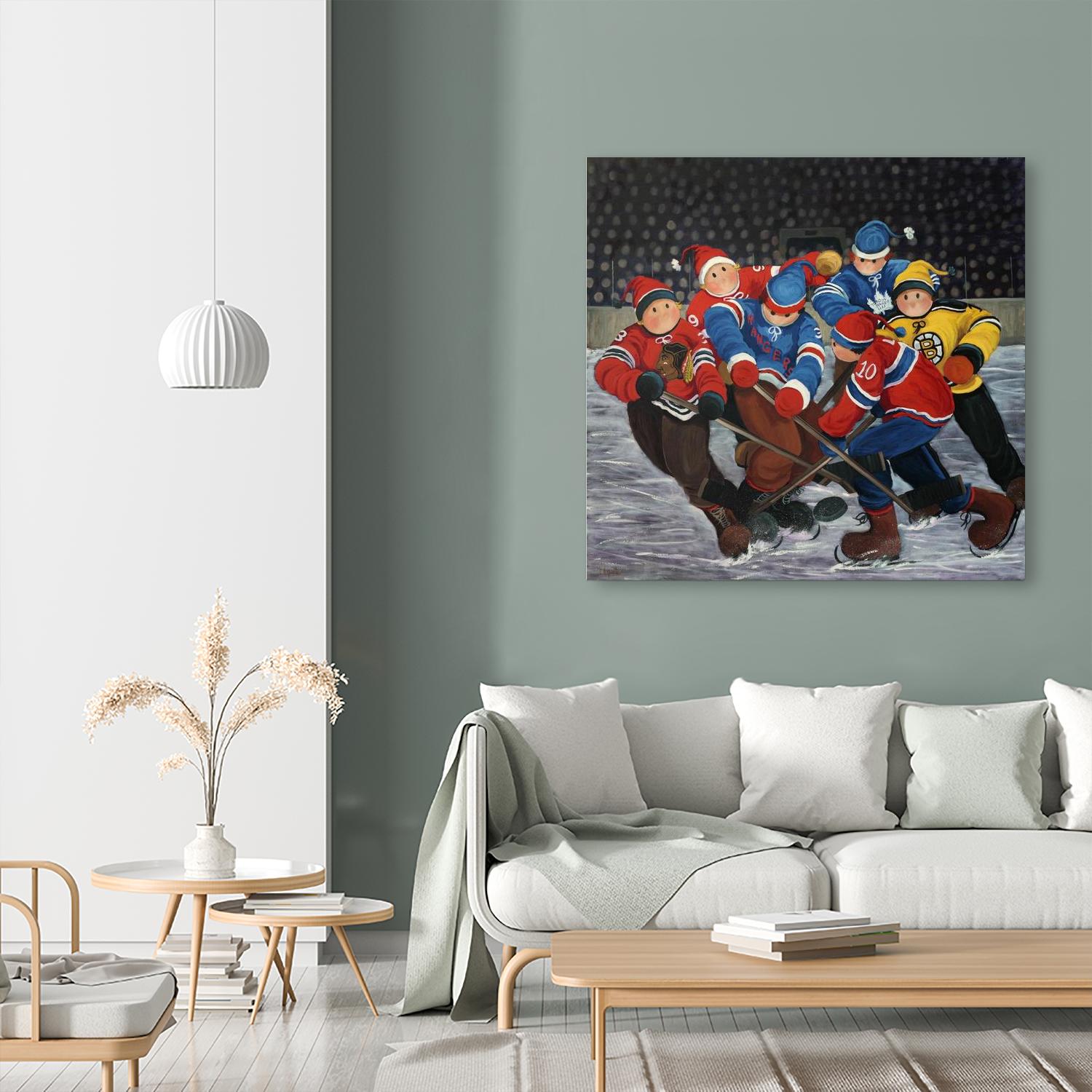 Un rêve by Nicole Laporte on GIANT ART - red figurative glace