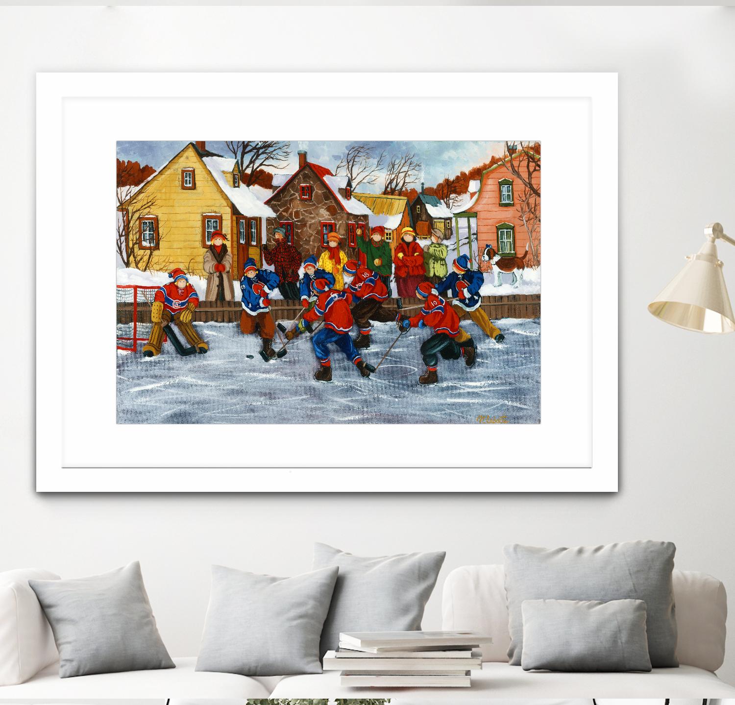 On compte sur toi #5 by Nicole Laporte on GIANT ART - red figurative glace