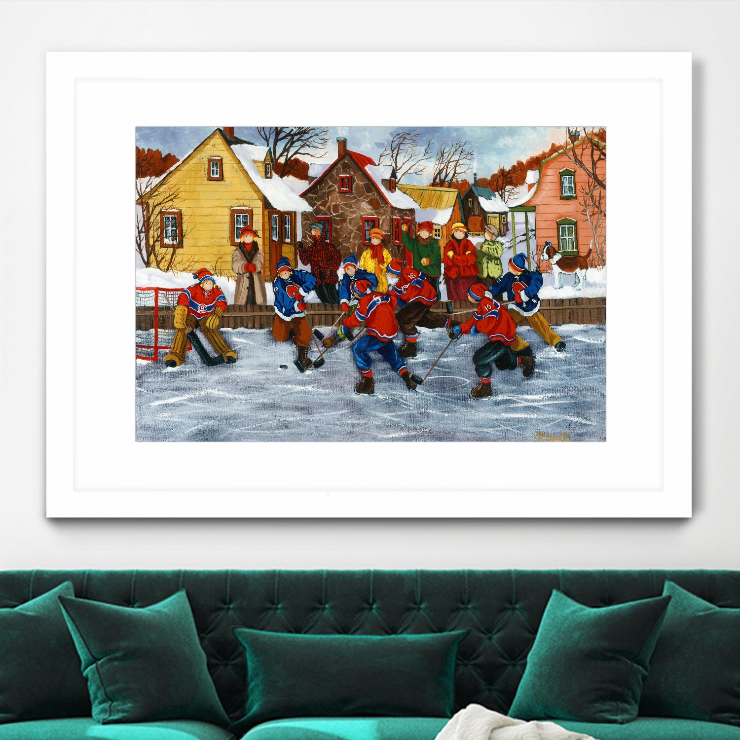 On compte sur toi #5 by Nicole Laporte on GIANT ART - red figurative glace