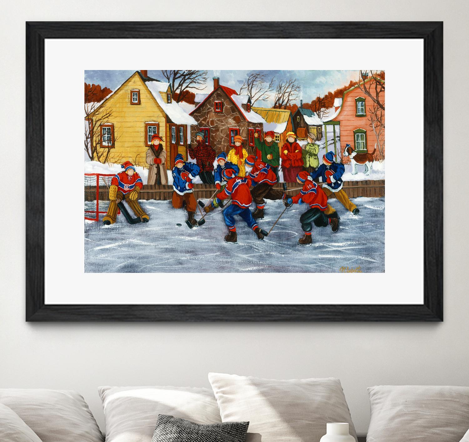 On compte sur toi #5 by Nicole Laporte on GIANT ART - red figurative glace