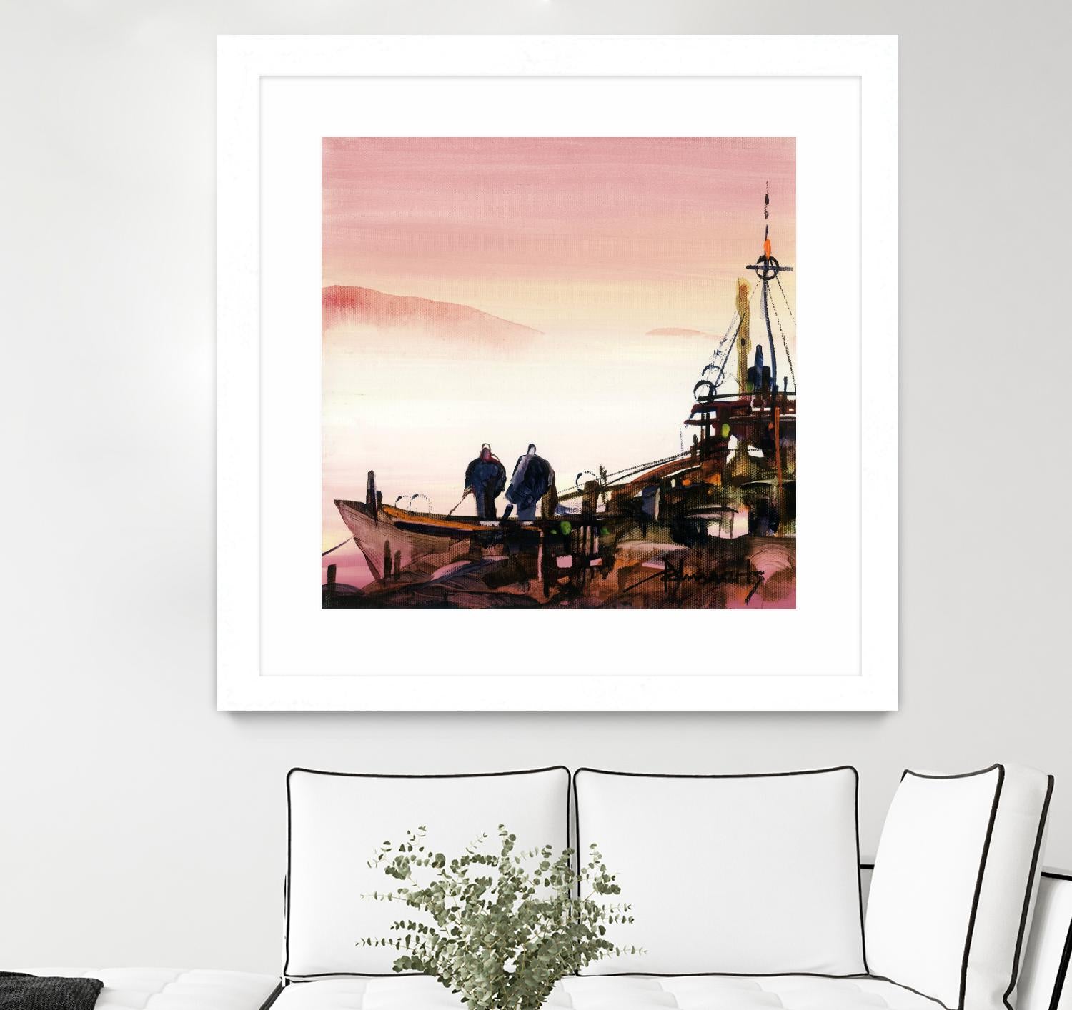 L'espoir by Roland Palmaerts on GIANT ART - brown nautical