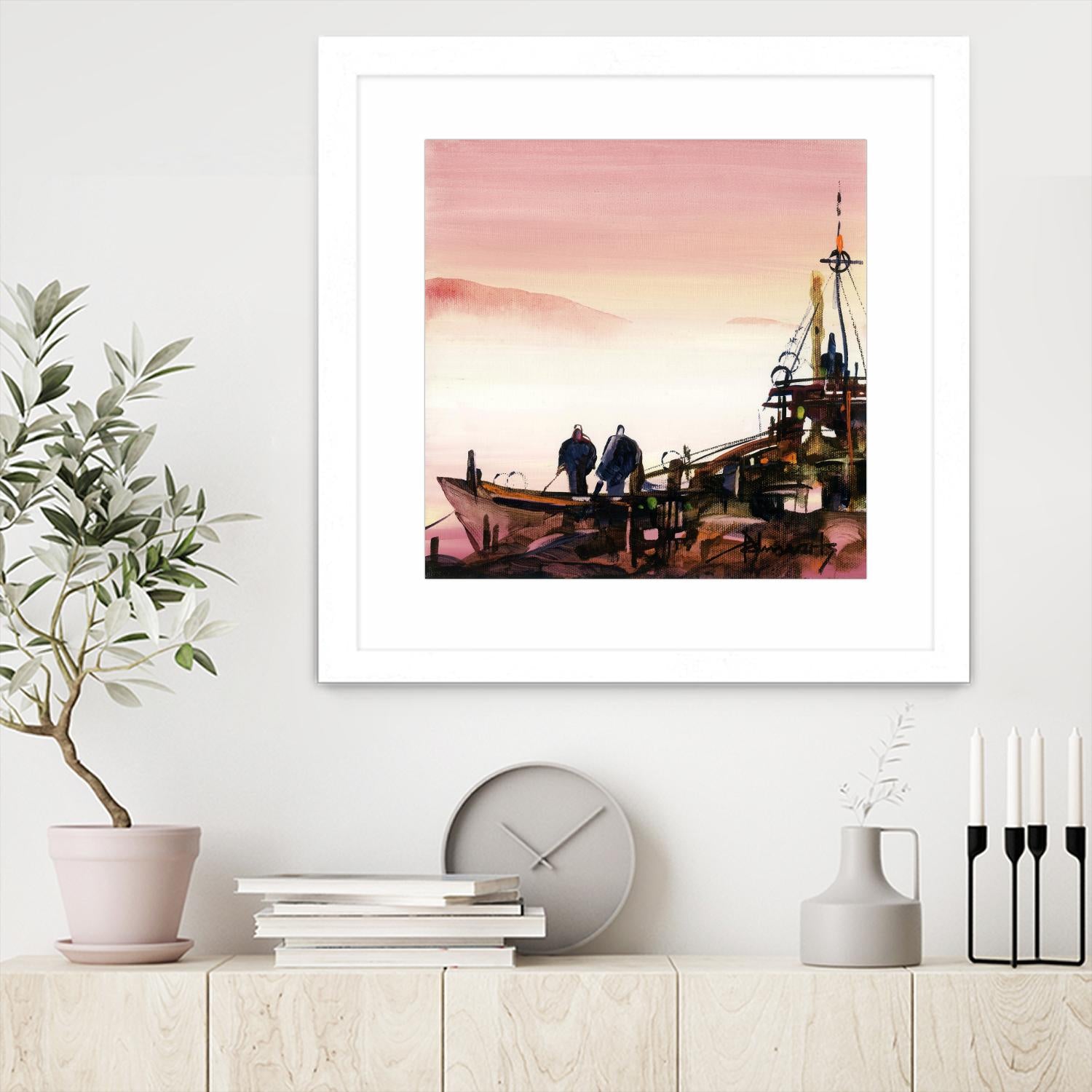 L'espoir by Roland Palmaerts on GIANT ART - brown nautical