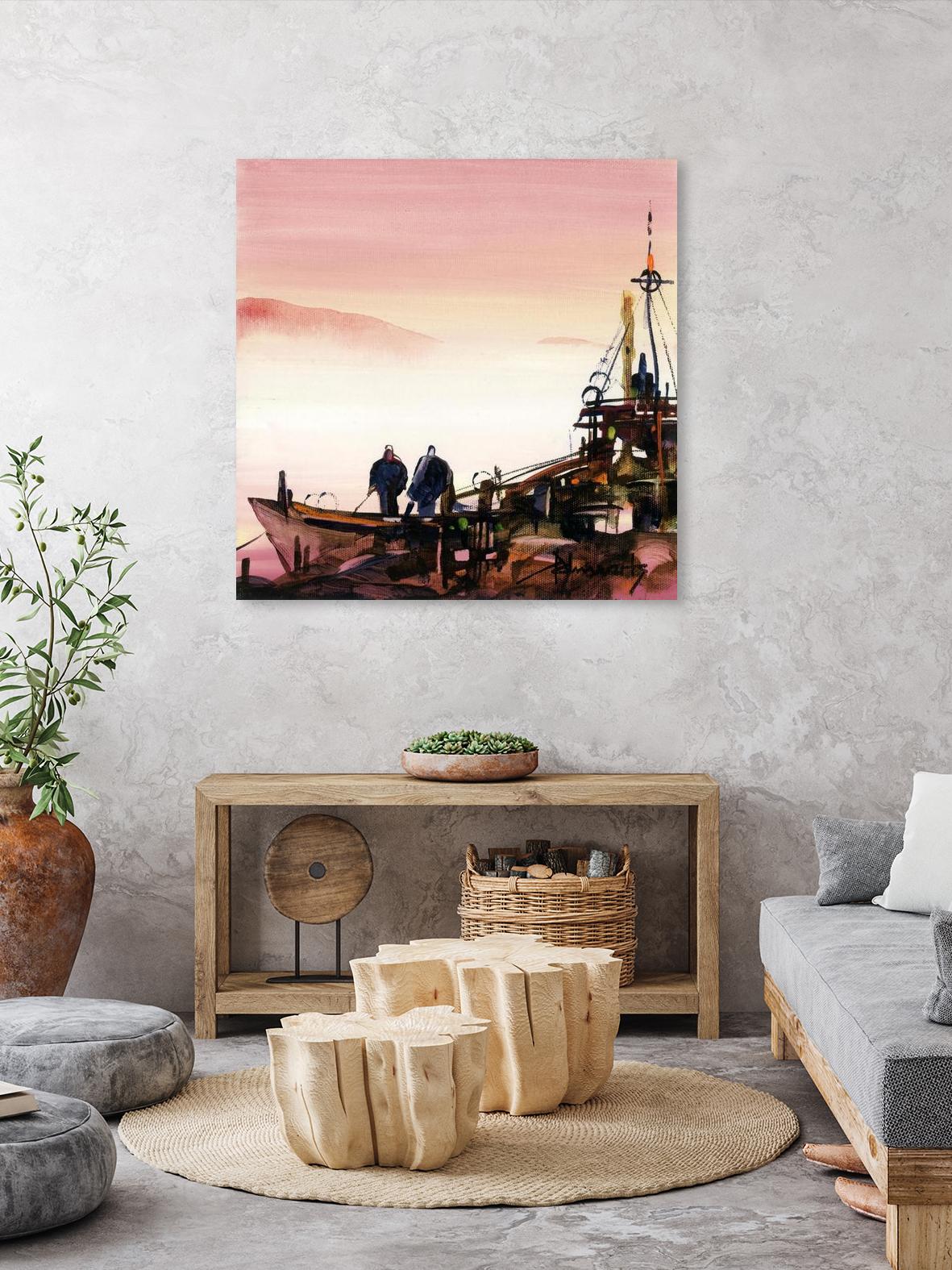 L'espoir by Roland Palmaerts on GIANT ART - brown nautical