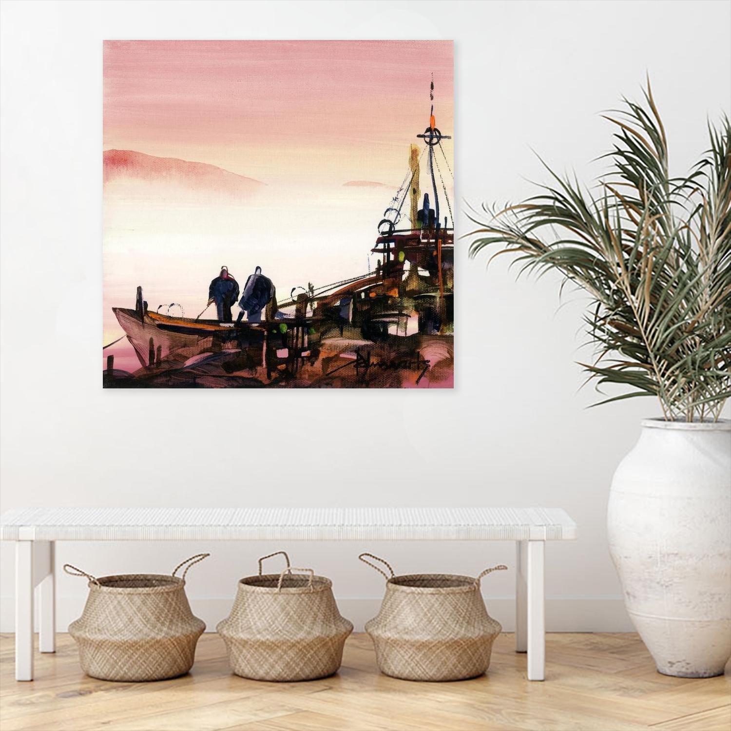 L'espoir by Roland Palmaerts on GIANT ART - brown nautical