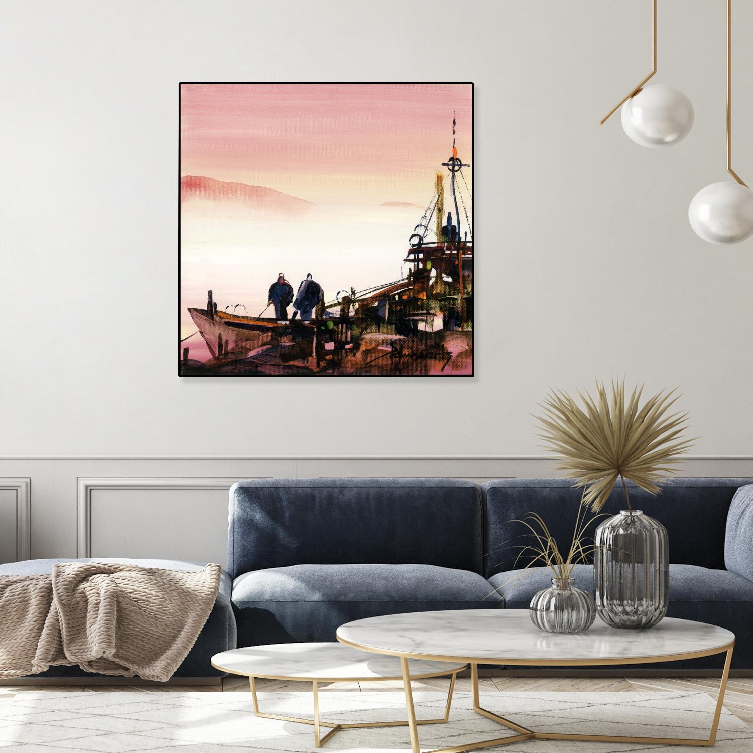 L'espoir by Roland Palmaerts on GIANT ART - brown nautical