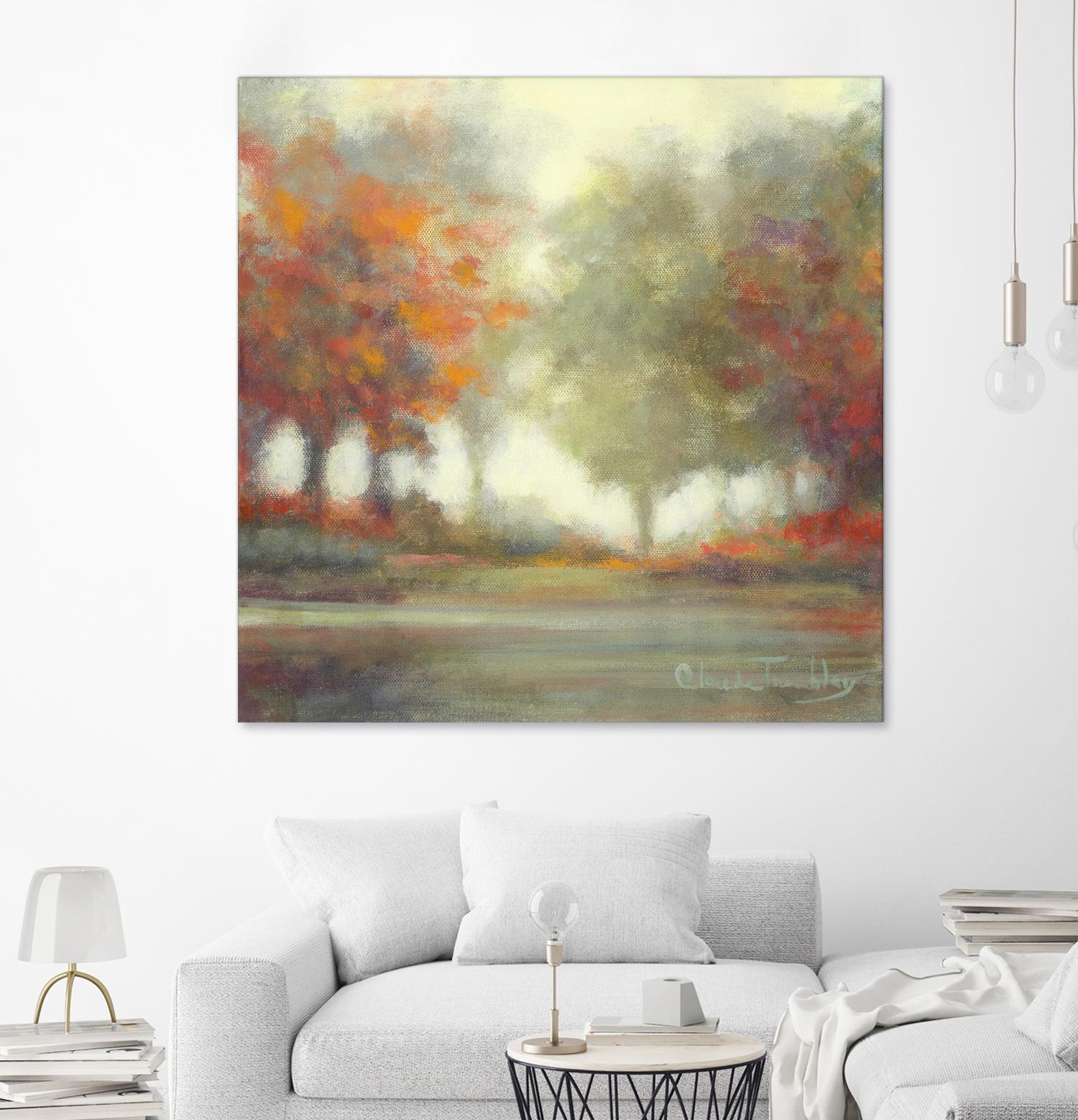 Garder le secret by Claude Tremblay on GIANT ART - green trees