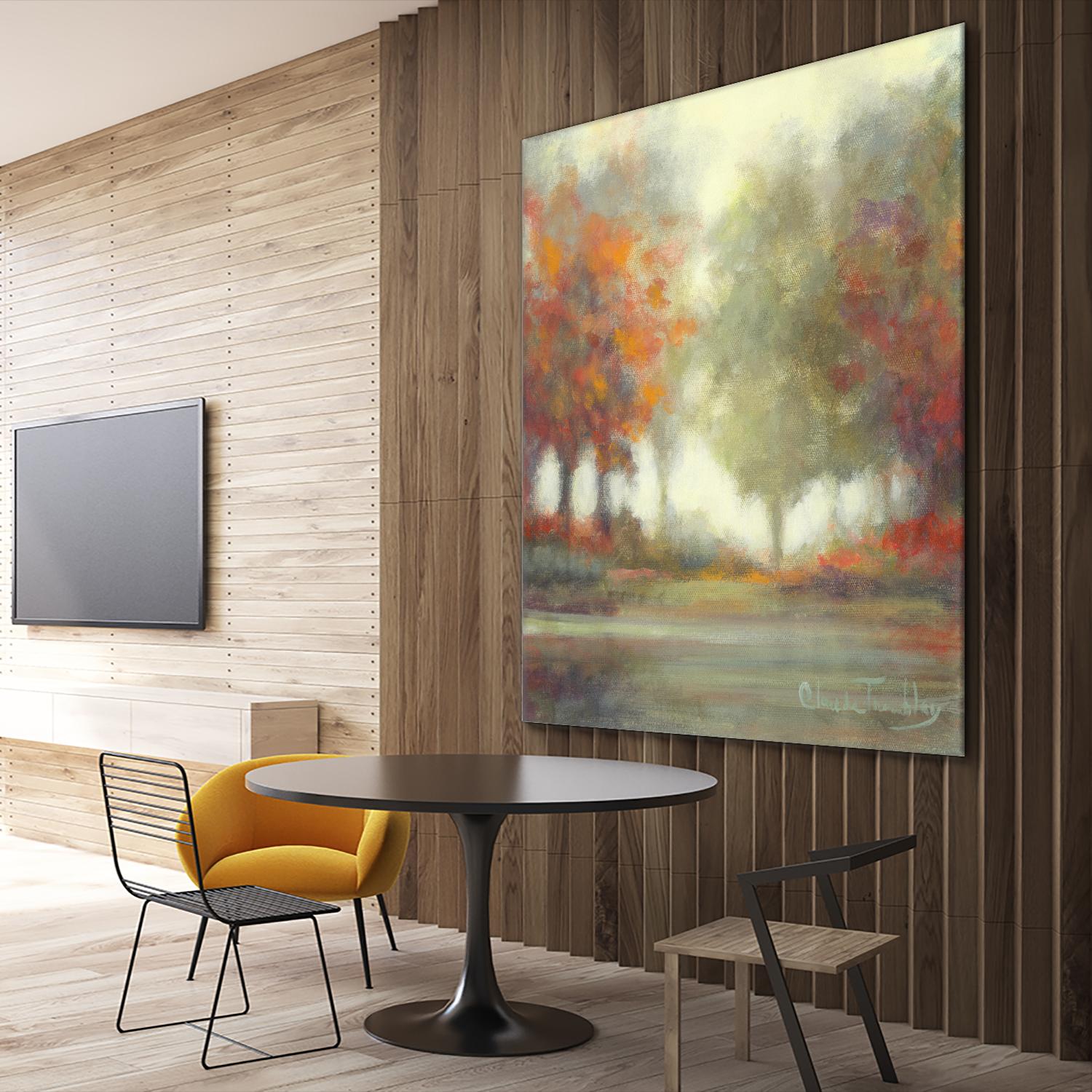 Garder le secret by Claude Tremblay on GIANT ART - green trees