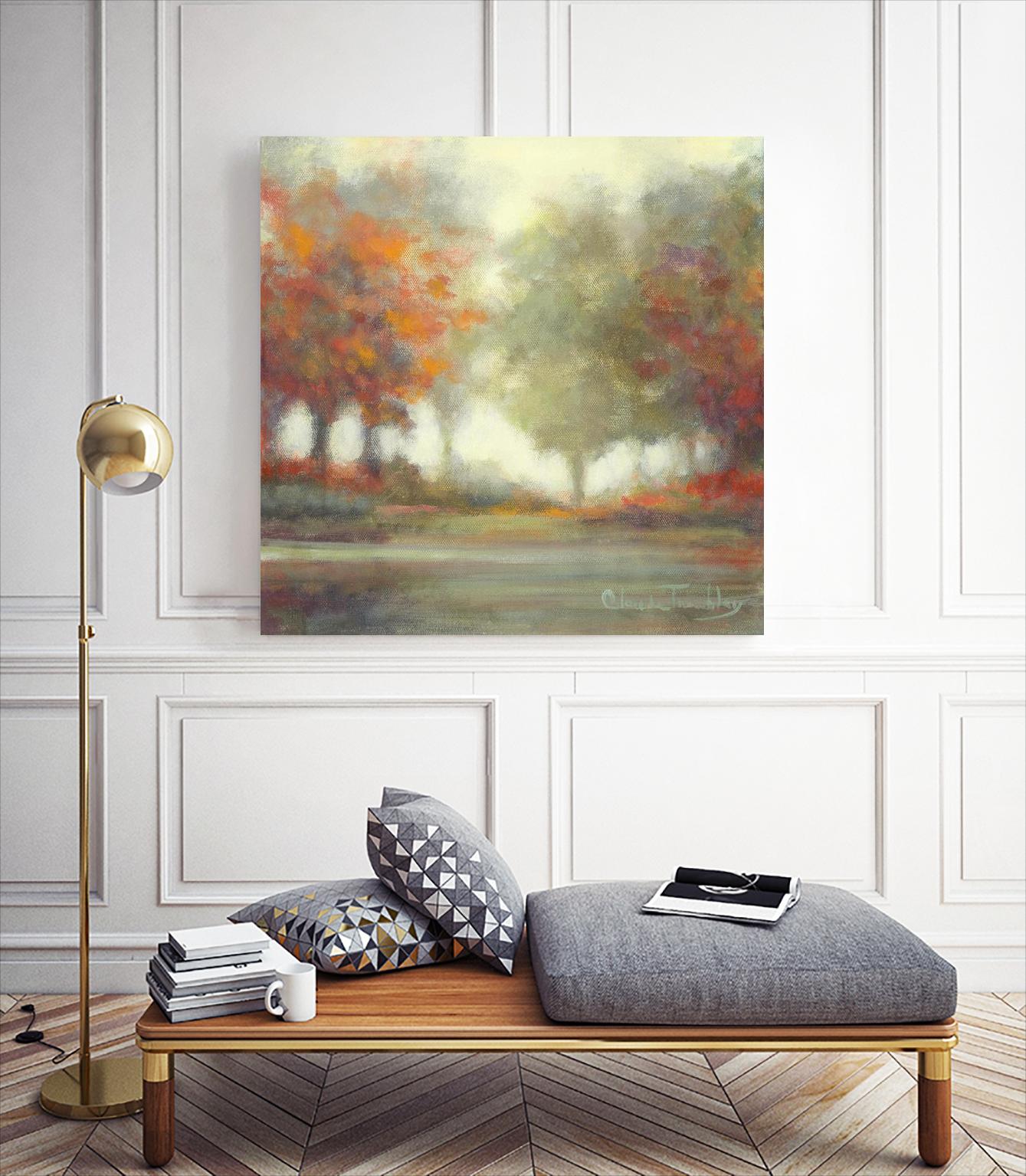 Garder le secret by Claude Tremblay on GIANT ART - orange trees québécois