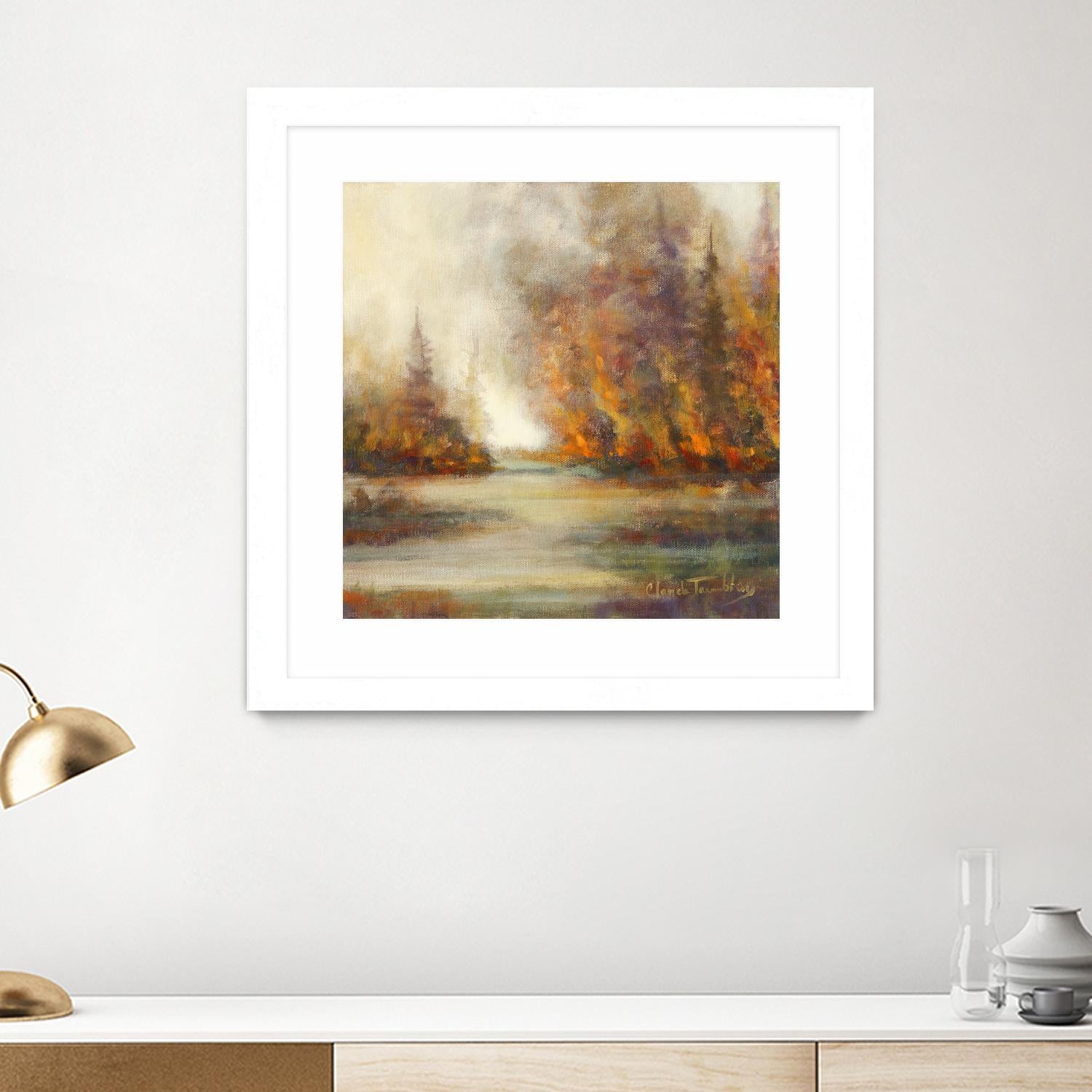 Un temps pour chaque chose by Claude Tremblay on GIANT ART - purple trees