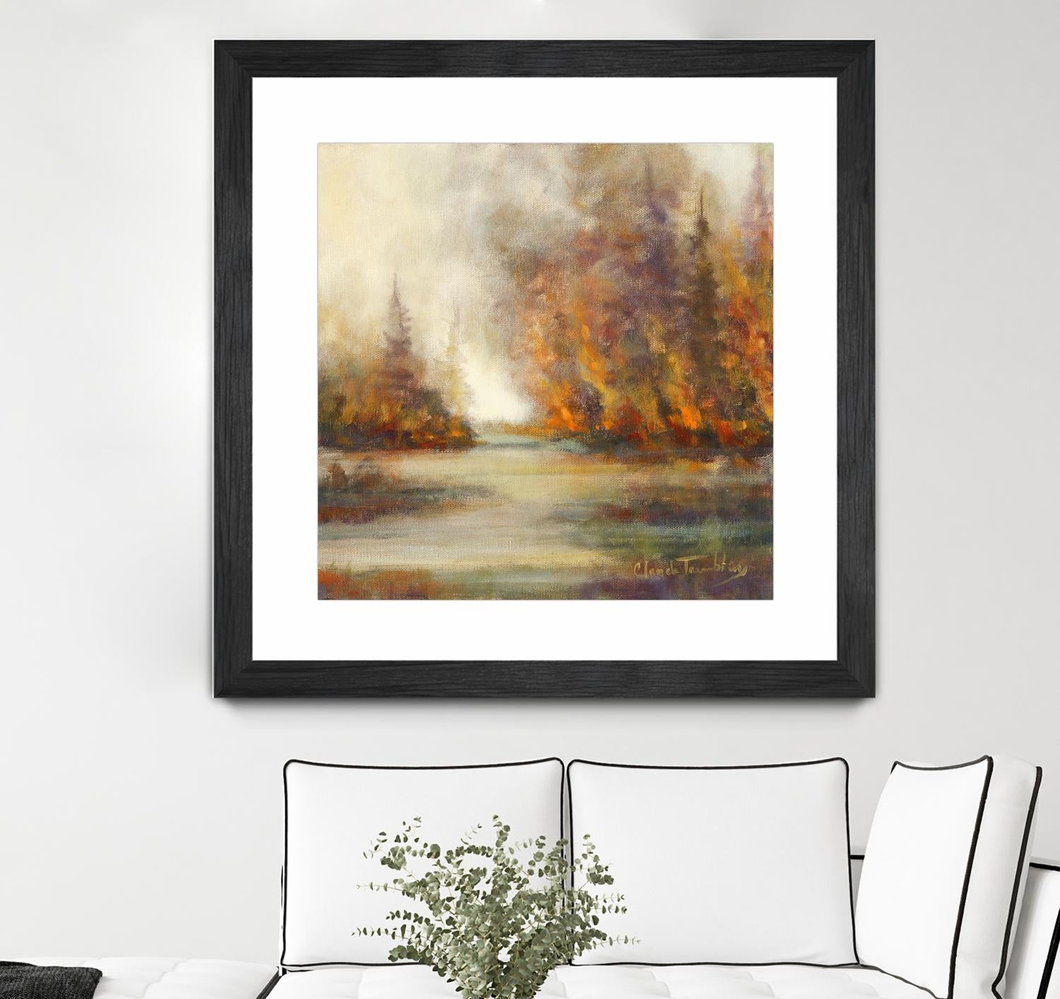 Un temps pour chaque chose by Claude Tremblay on GIANT ART - purple trees