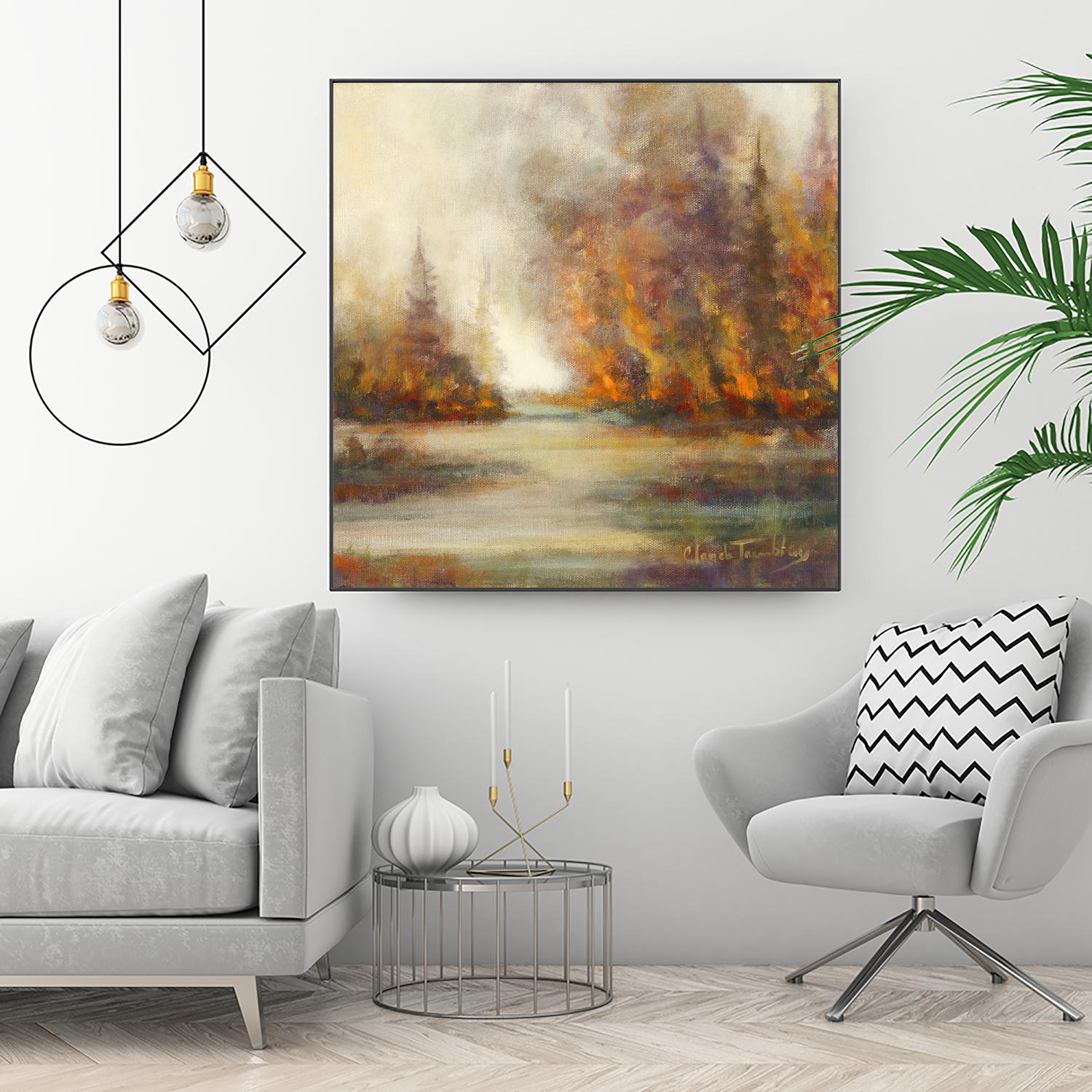 Un temps pour chaque chose by Claude Tremblay on GIANT ART - purple trees